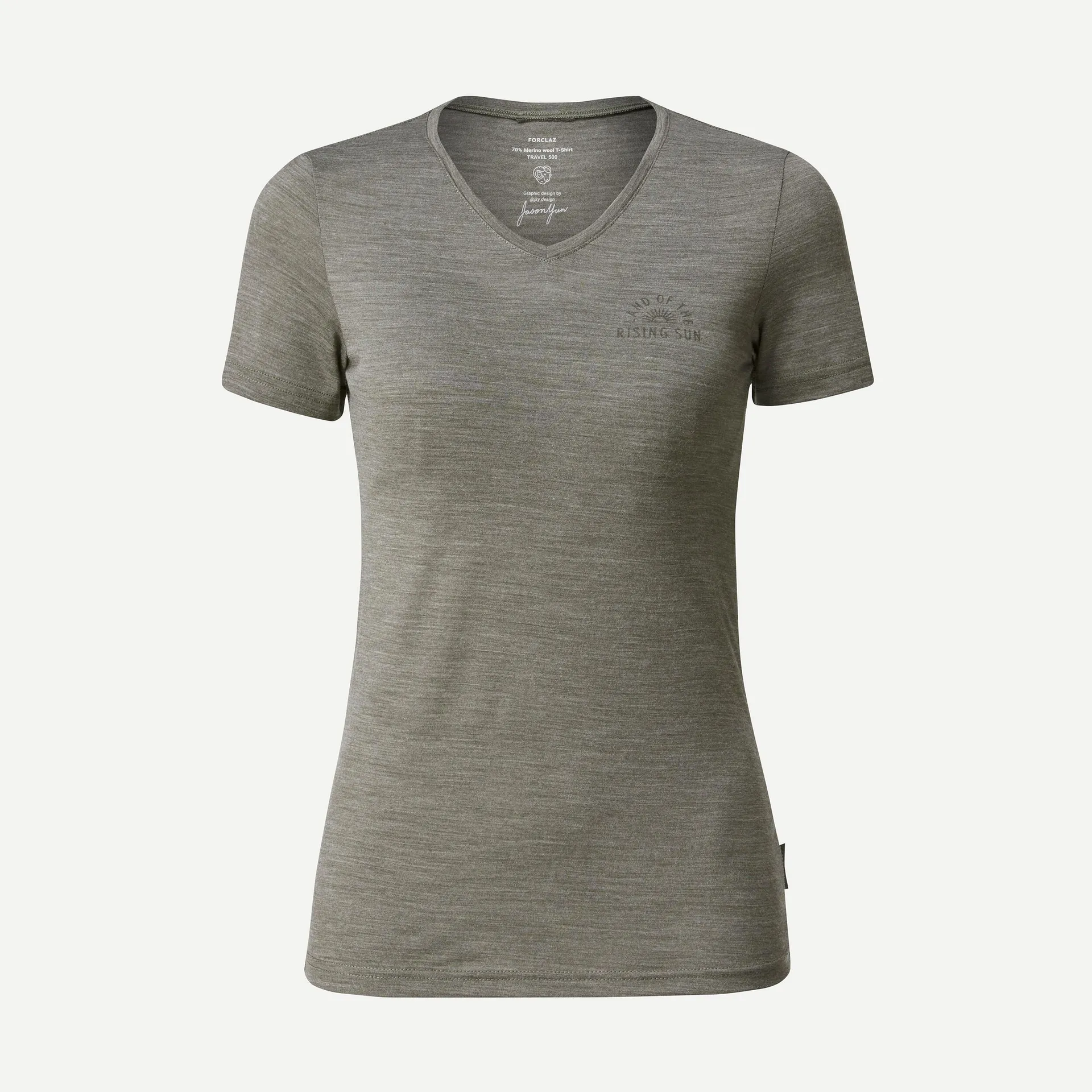 T-shirt en laine mérinos femme – Travel 500