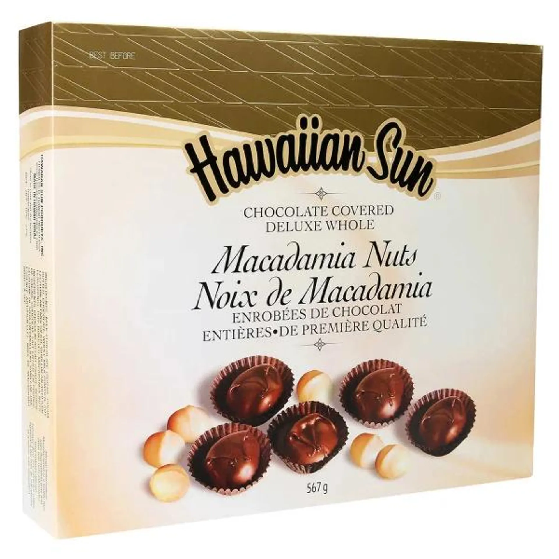 Hawaiian Sun Chocolate Covered Macadamia Nuts, 567 g