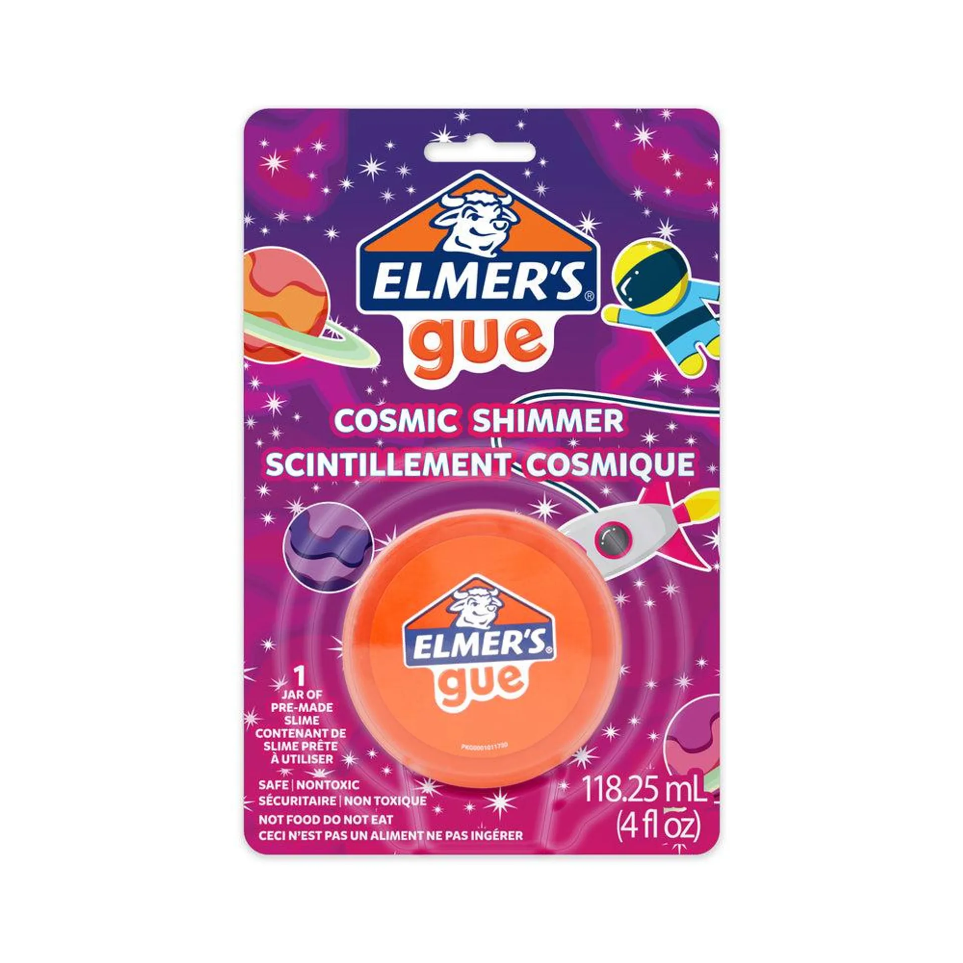 Elmer's - Gue d’Elmer’s, slime préfabriquée - Scintillement cosmique - 120 ml (4 oz)