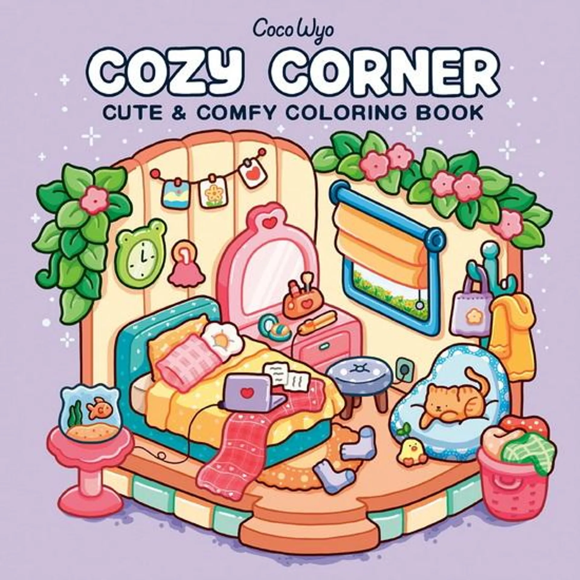 Cozy corner: cute & comfy coloring book