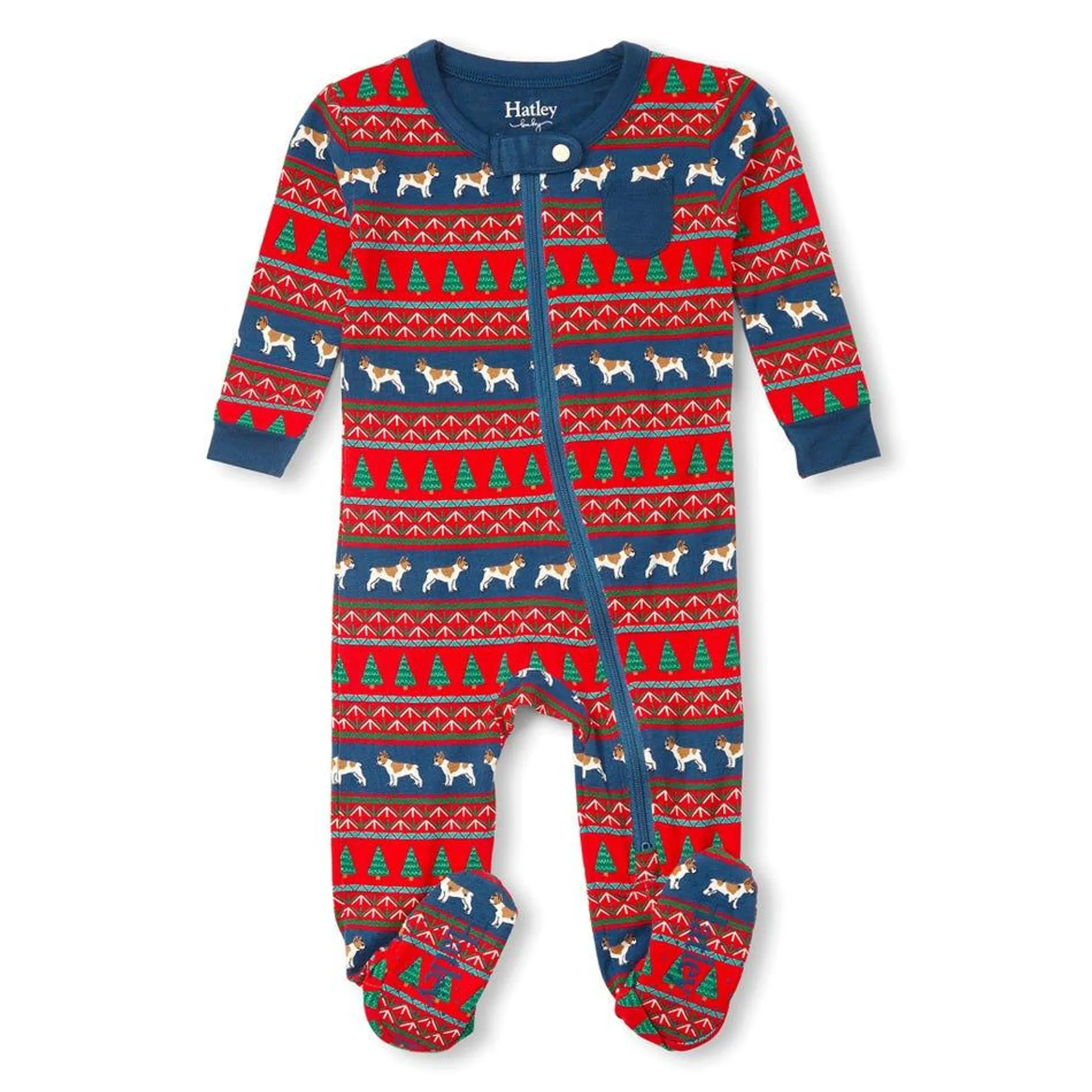 Bulldog Bamboo Pajama 3-24m