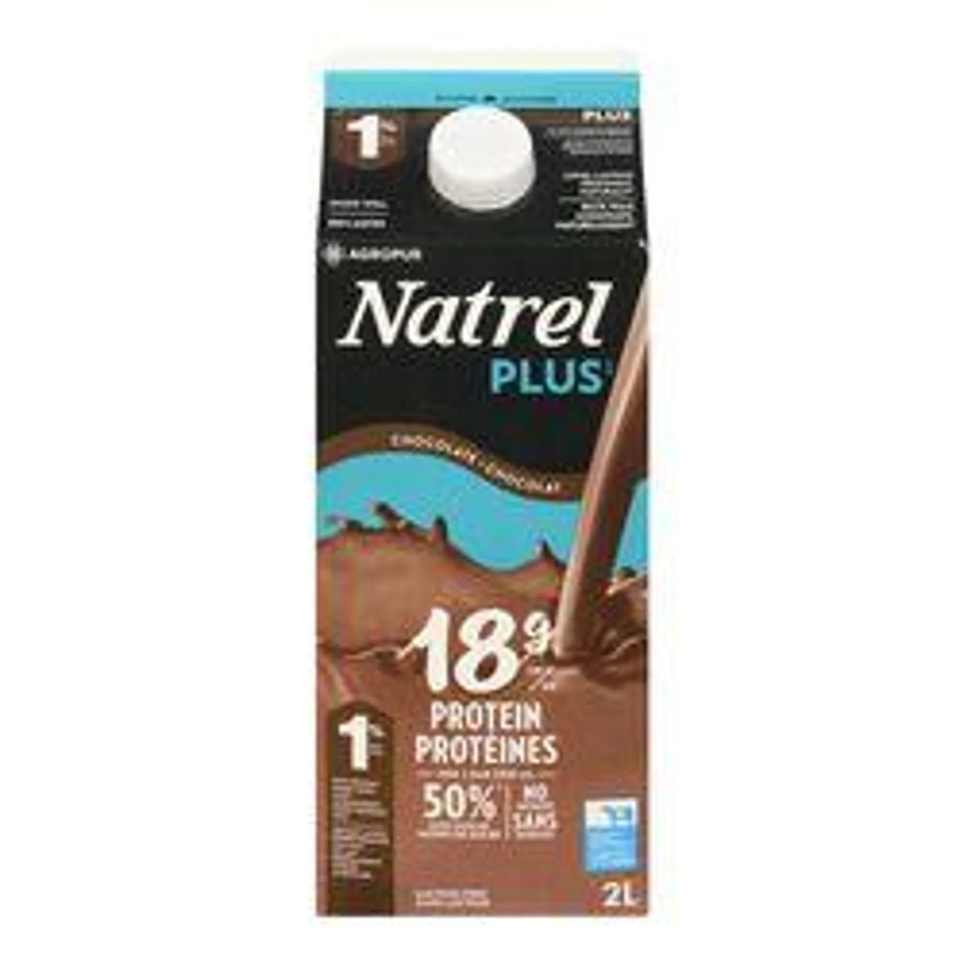 Lactose-Free 1% Chocolate Protein Milk, Plus