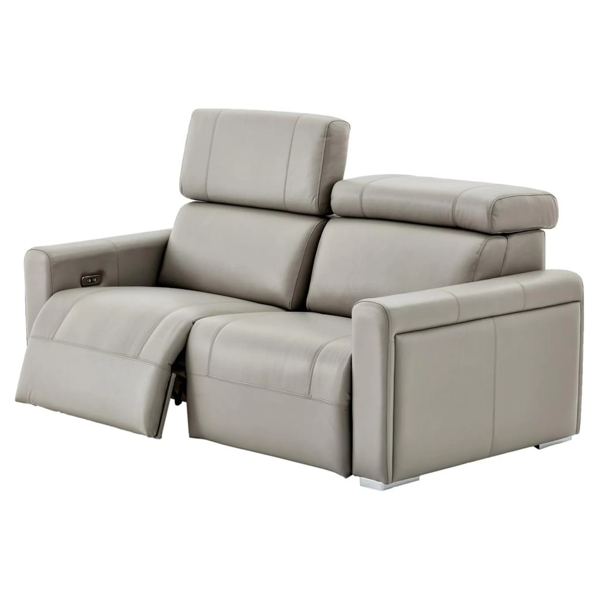 Sofa condo inclinable motorisé en cuir