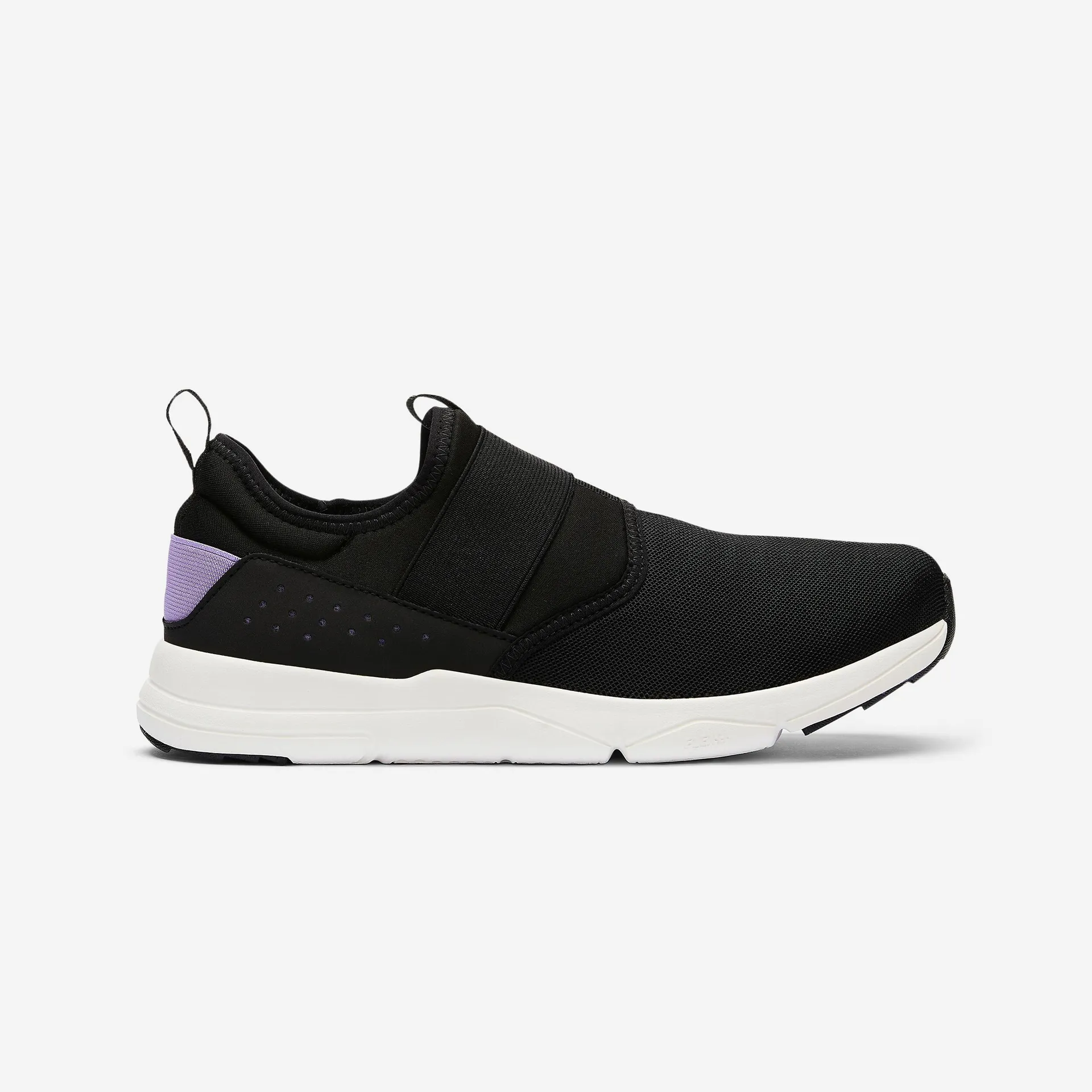 Chaussures de marche urbaine femme - PW 160 noir/violet