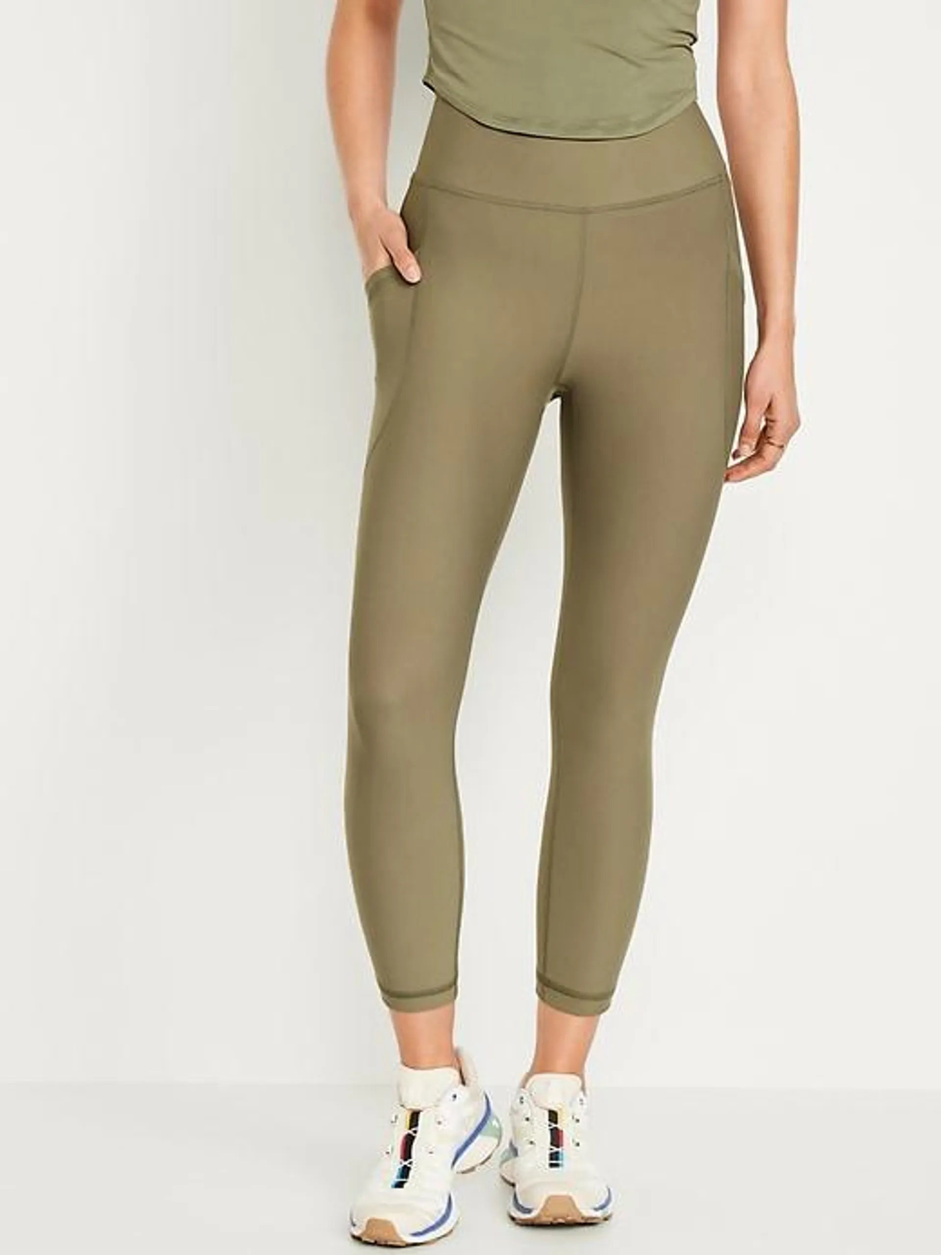High-Waisted PowerSoft Crop Leggings