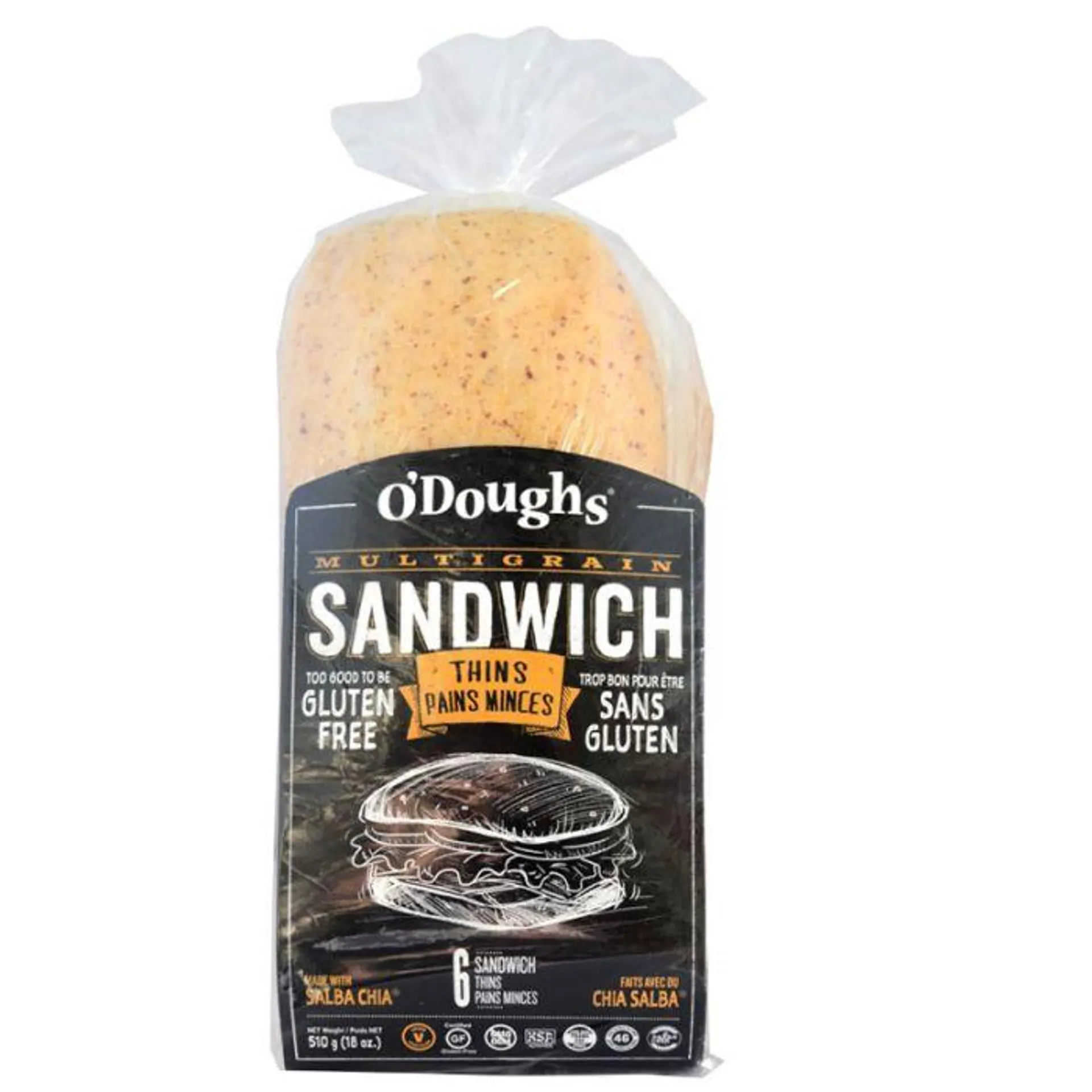 Pain sandwich multigrain sans gluten | 510 g