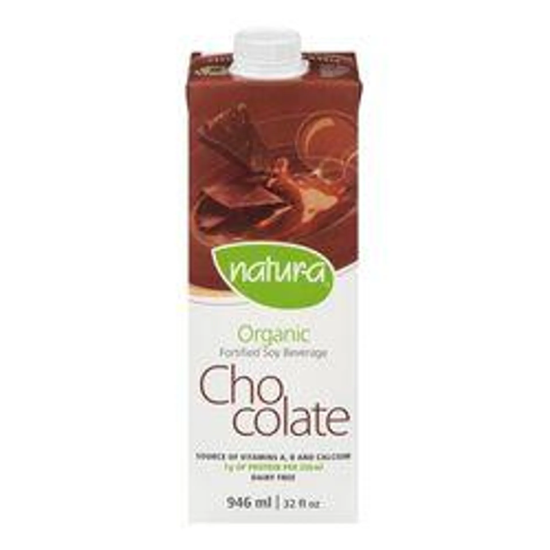 Natur-a Chocolate Flavoured Organic Enriched Soy Beverage 946 mL