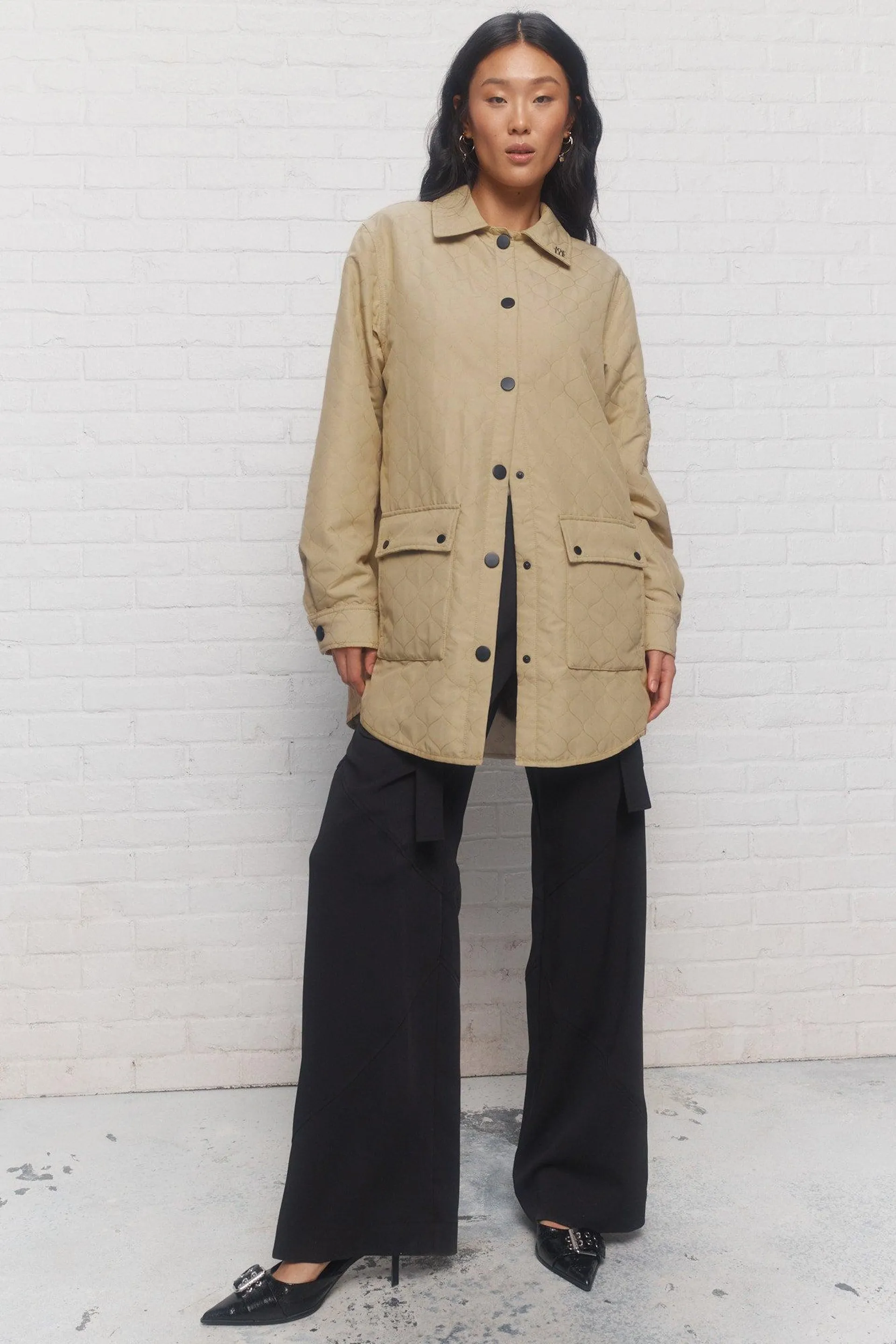 Daly | Veste matelassée beige