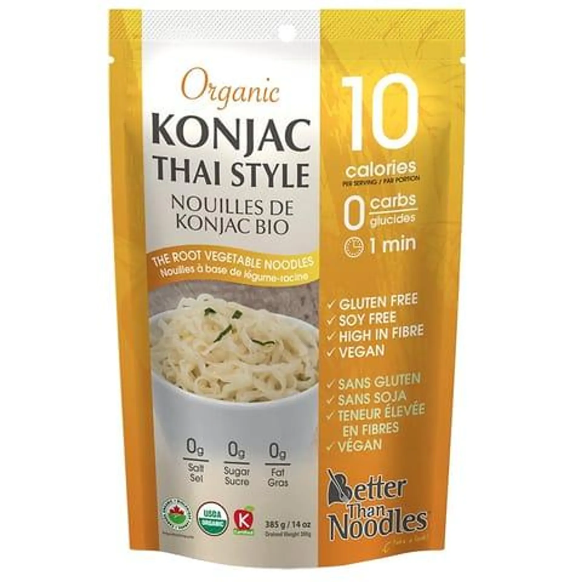 Konjac - Thai style nouilles biologique