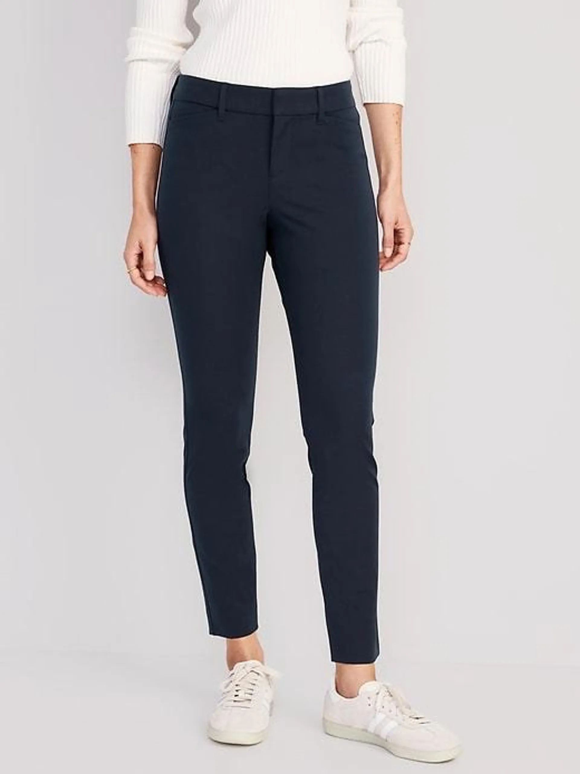 Mid-Rise Pixie Skinny Ankle Pants