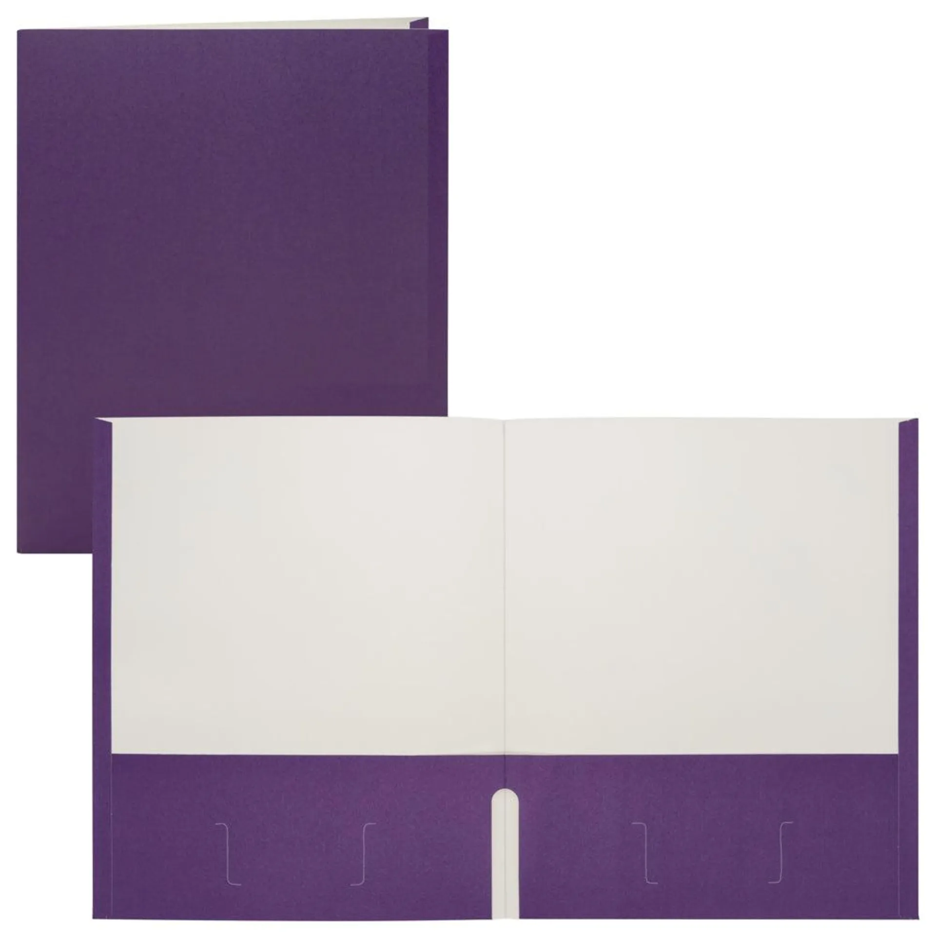 Staples - Porte-document à deux pochettes - format lettre - violet