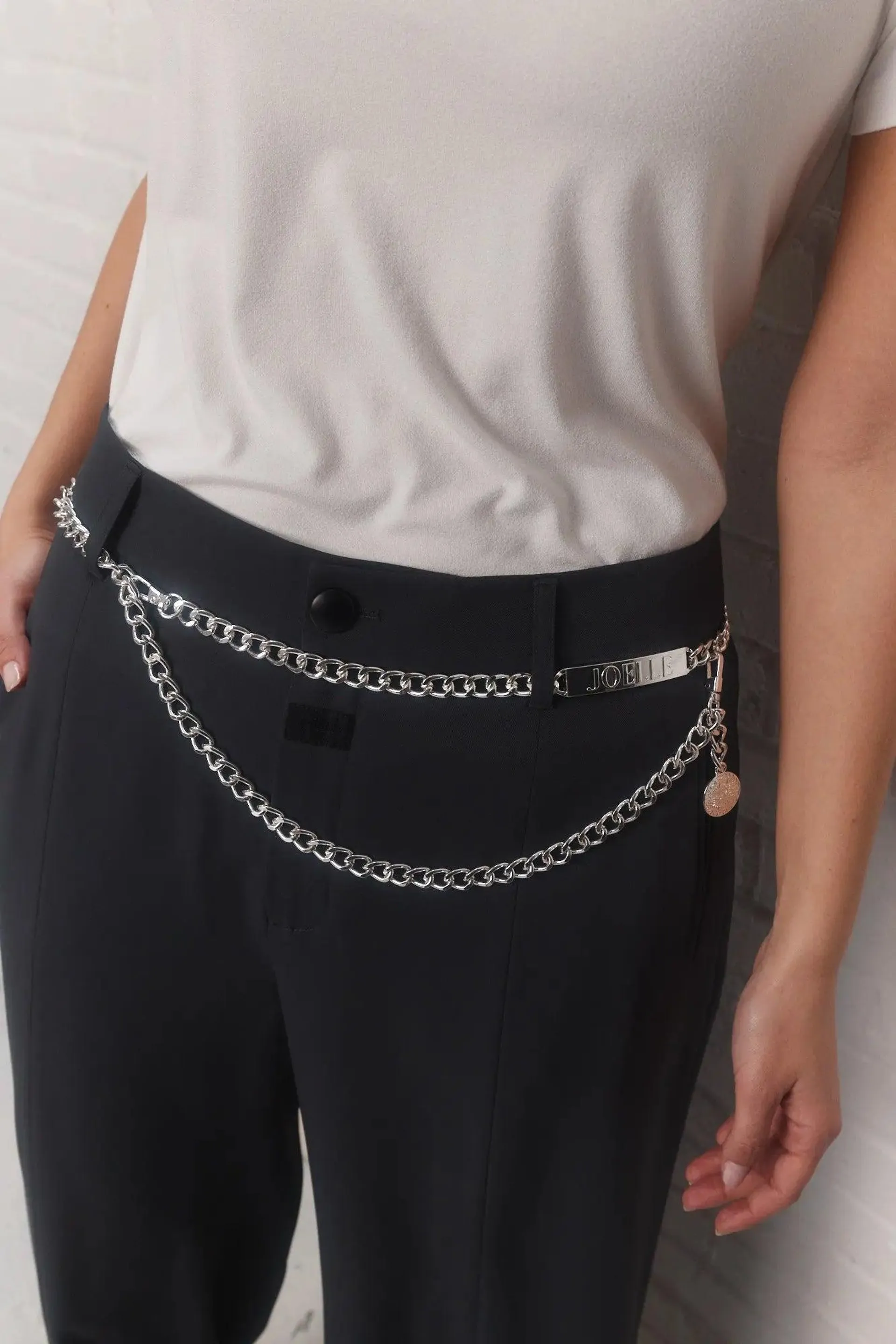 Corine | Ceinture en chaine argent