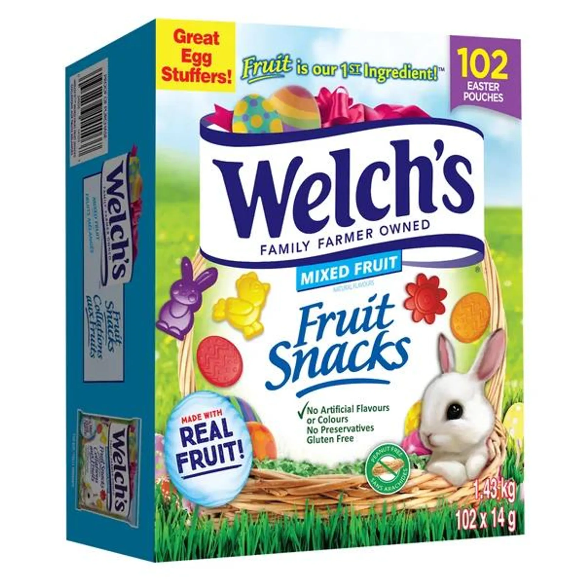 Welch's Fruit Snacks, 102 × 14 g