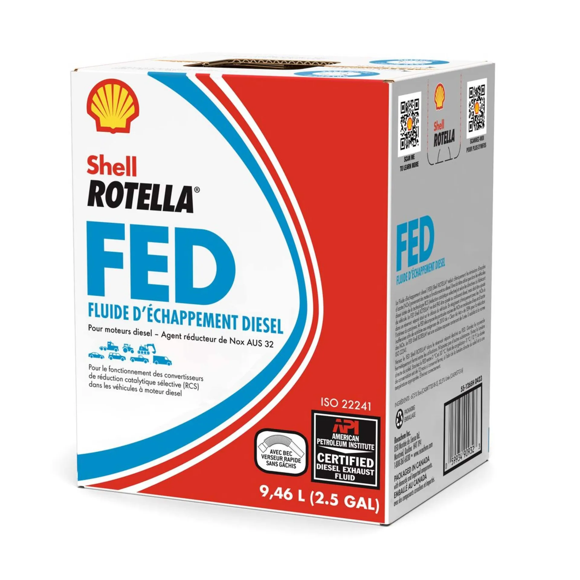 Liquide d’échappement diesel Shell Rotella DEF, 9,46 L