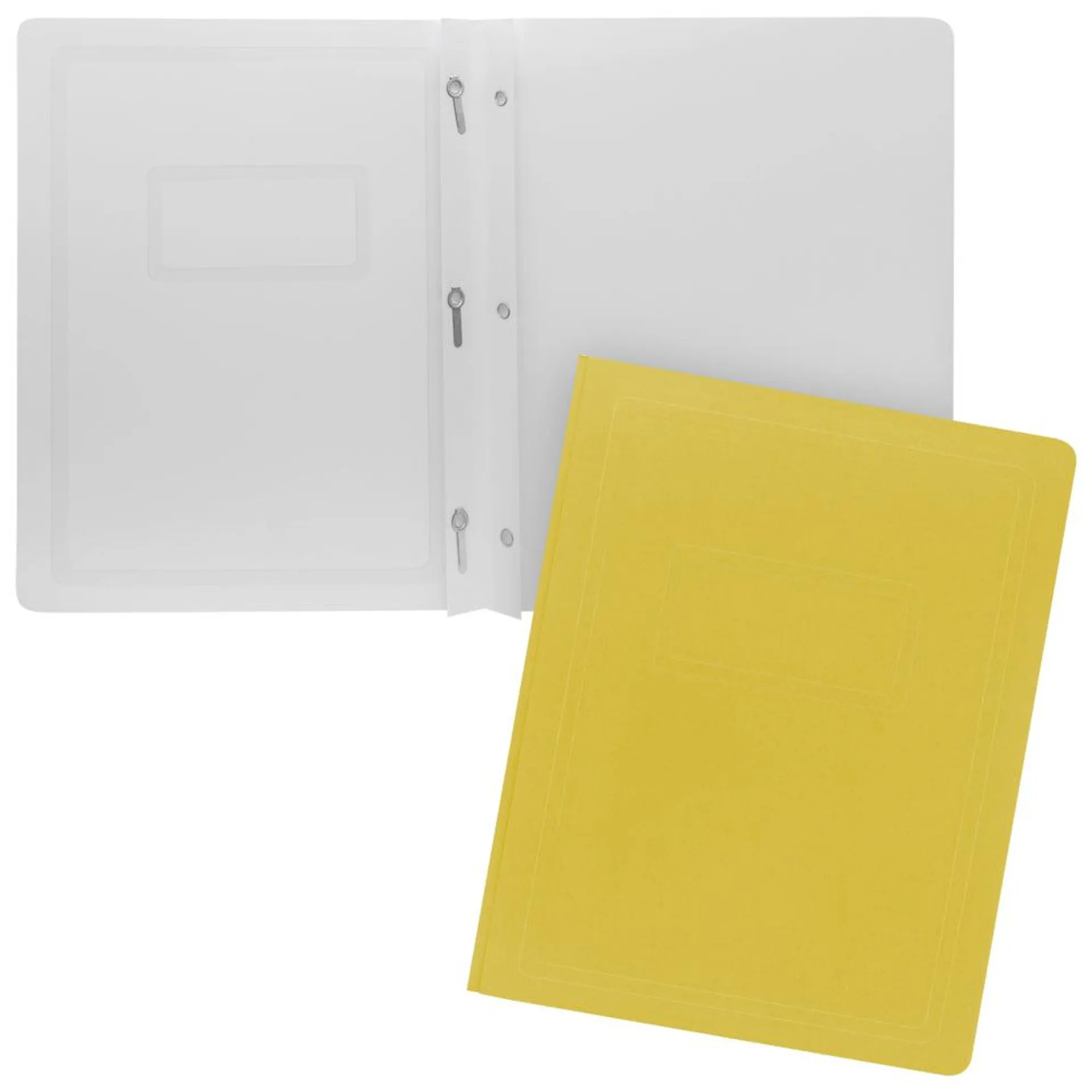 Staples - Couverture de rapport - format lettre - jaune