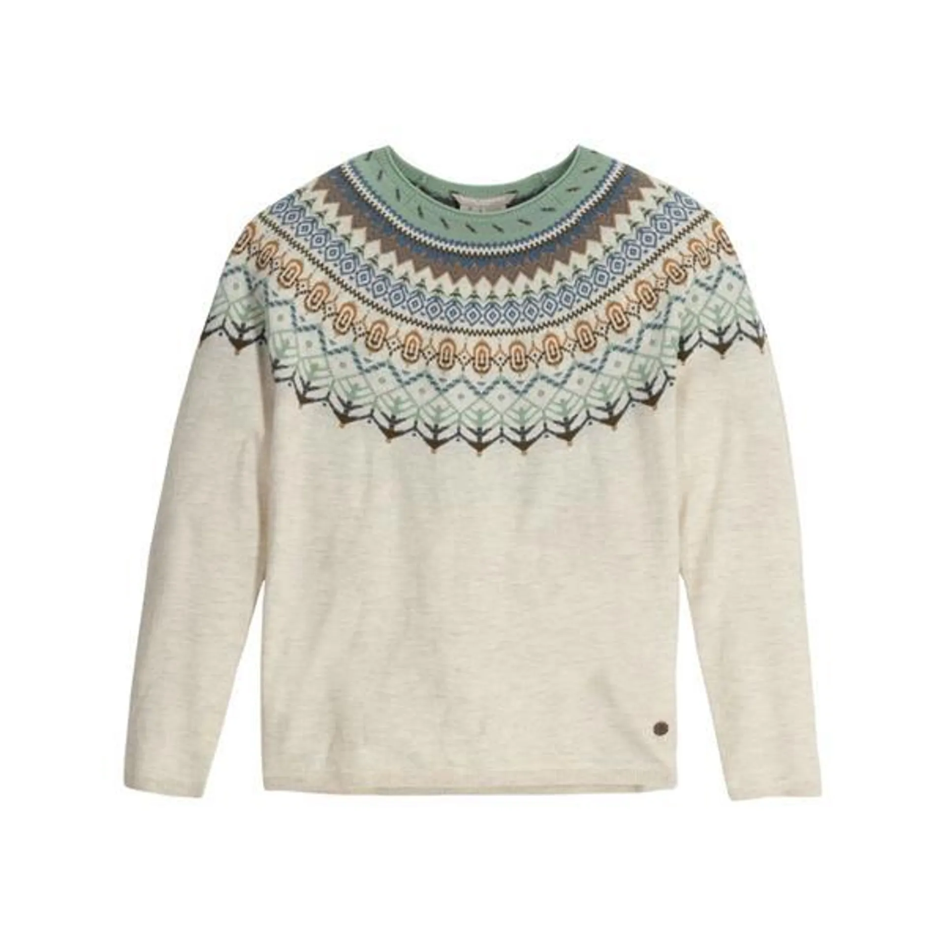 Chandail en laine Westlands Fairisle pour femme