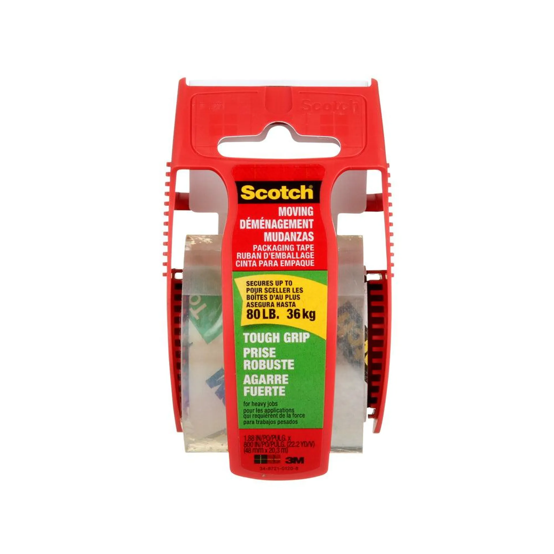 Ruban de déménagement et d’emballage à prise robuste Scotch 150-ESF, 48 mm x 20,3 m (1,88 po x 22,2 v), 36 paquets/caisse