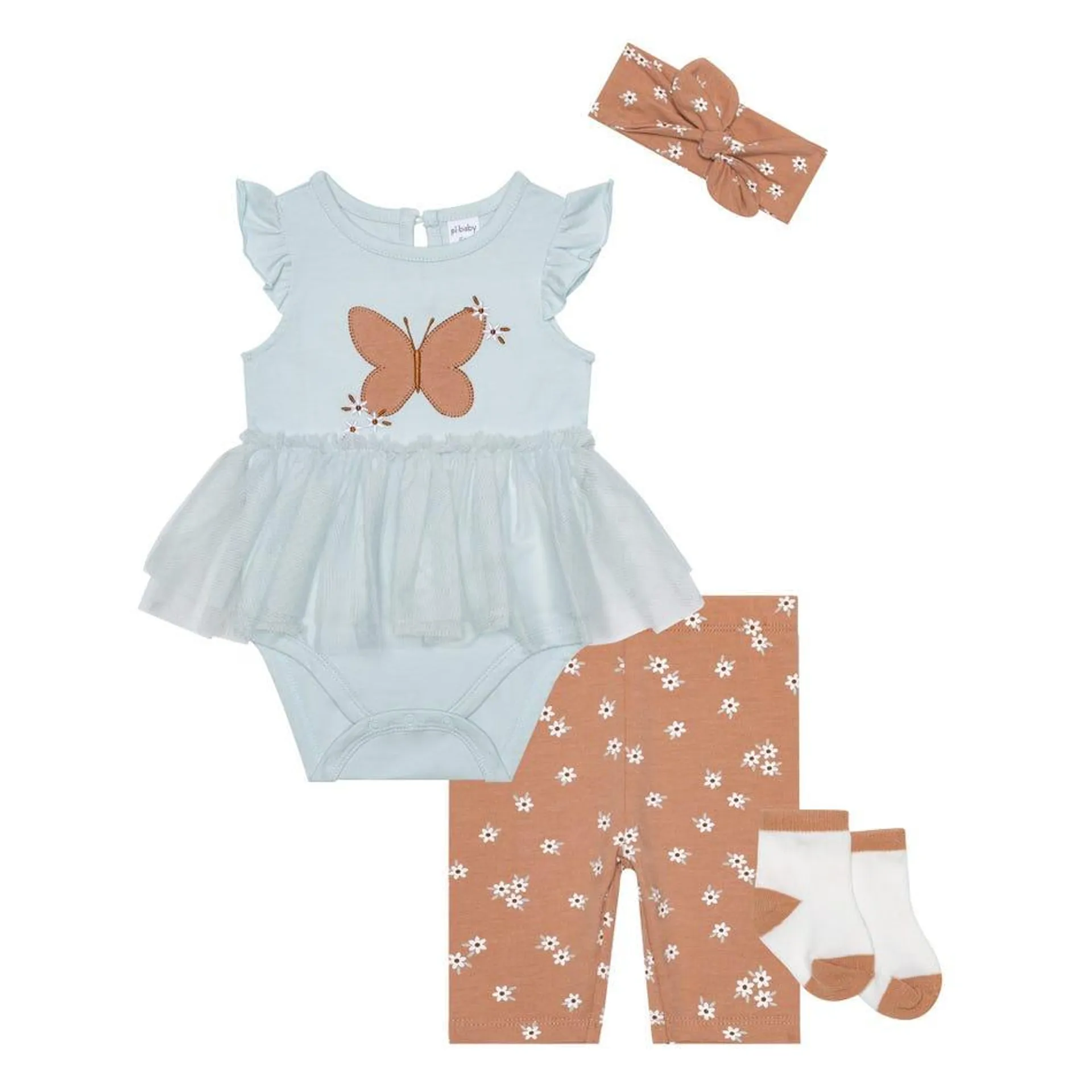 Butterfly 4 Pieces Set 3-9m