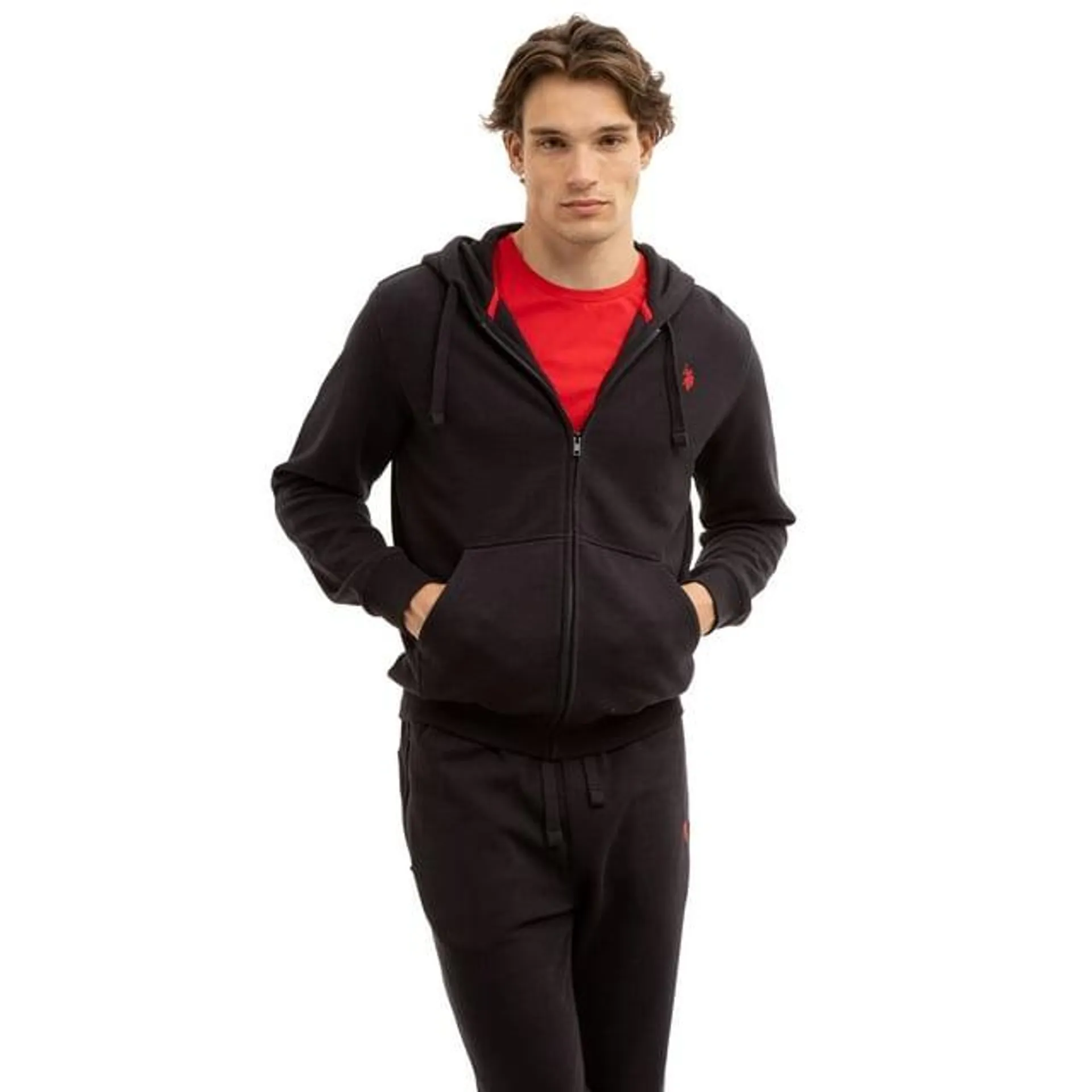 U.S. Polo Assn. Men's Full Zip Fleece Hoodie