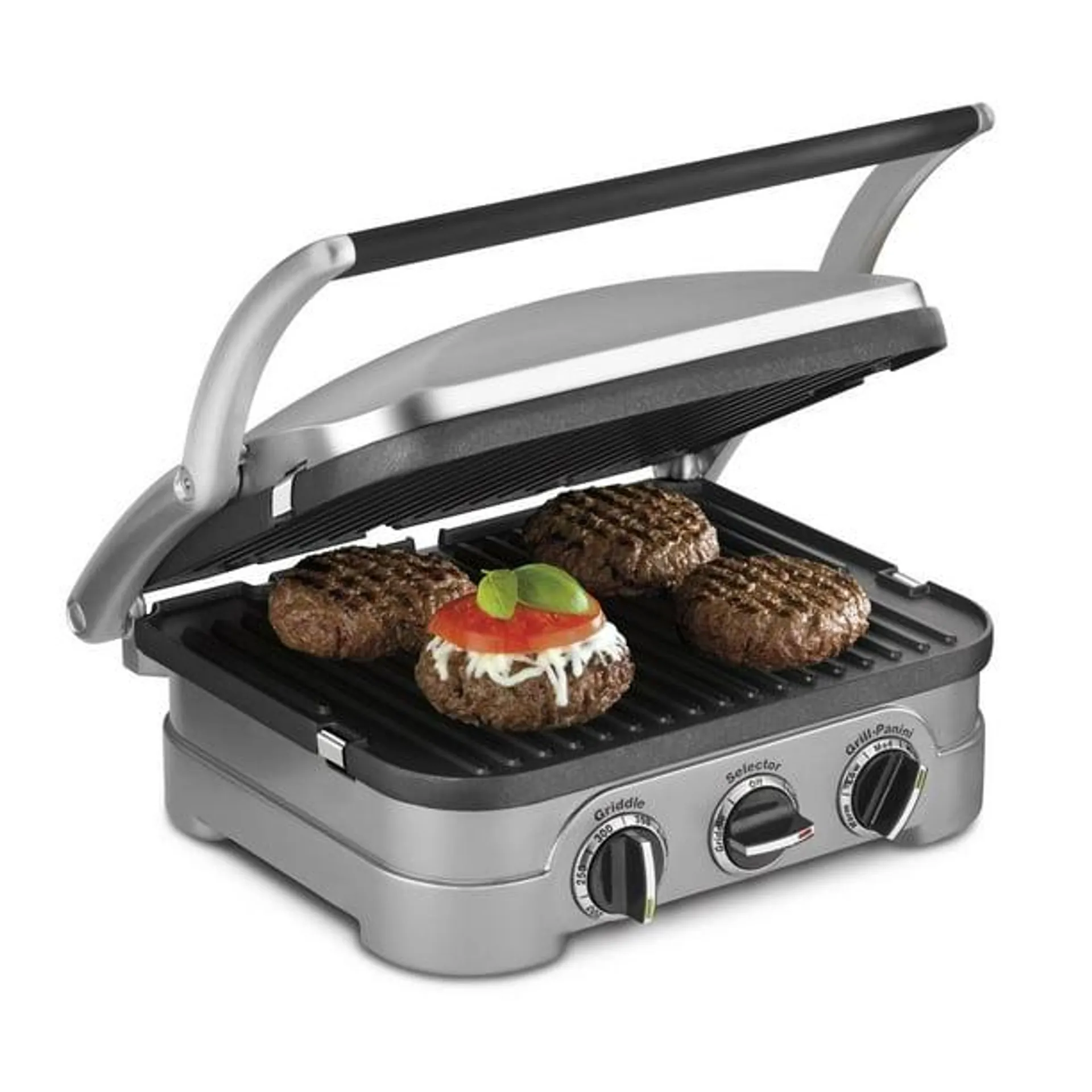 Cuisinart griddler 5 en 1 CGR-4NEC Plaques de cuisson réversibles antiadhésives