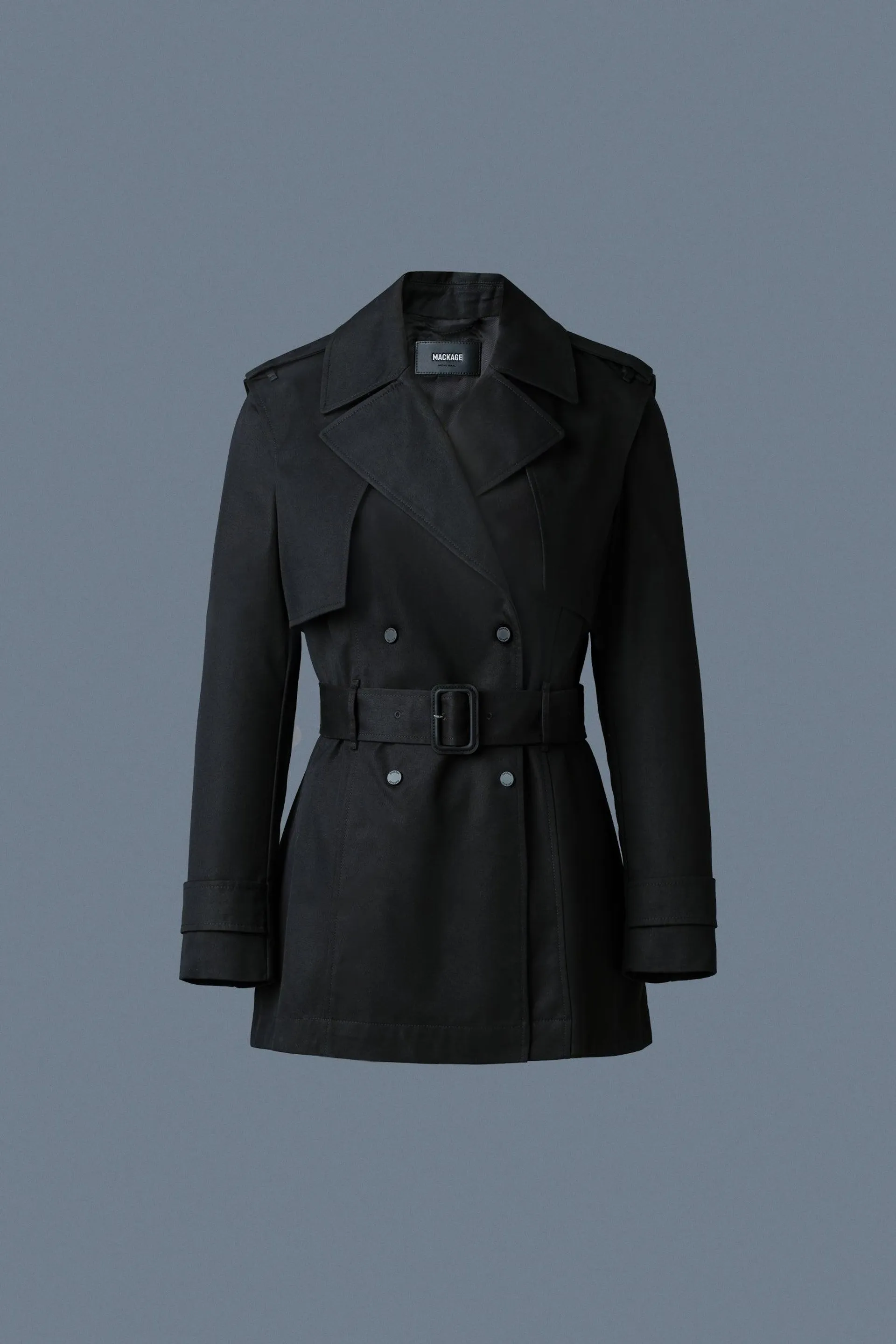 ADVA Mid-Length Buckled Belt Trench