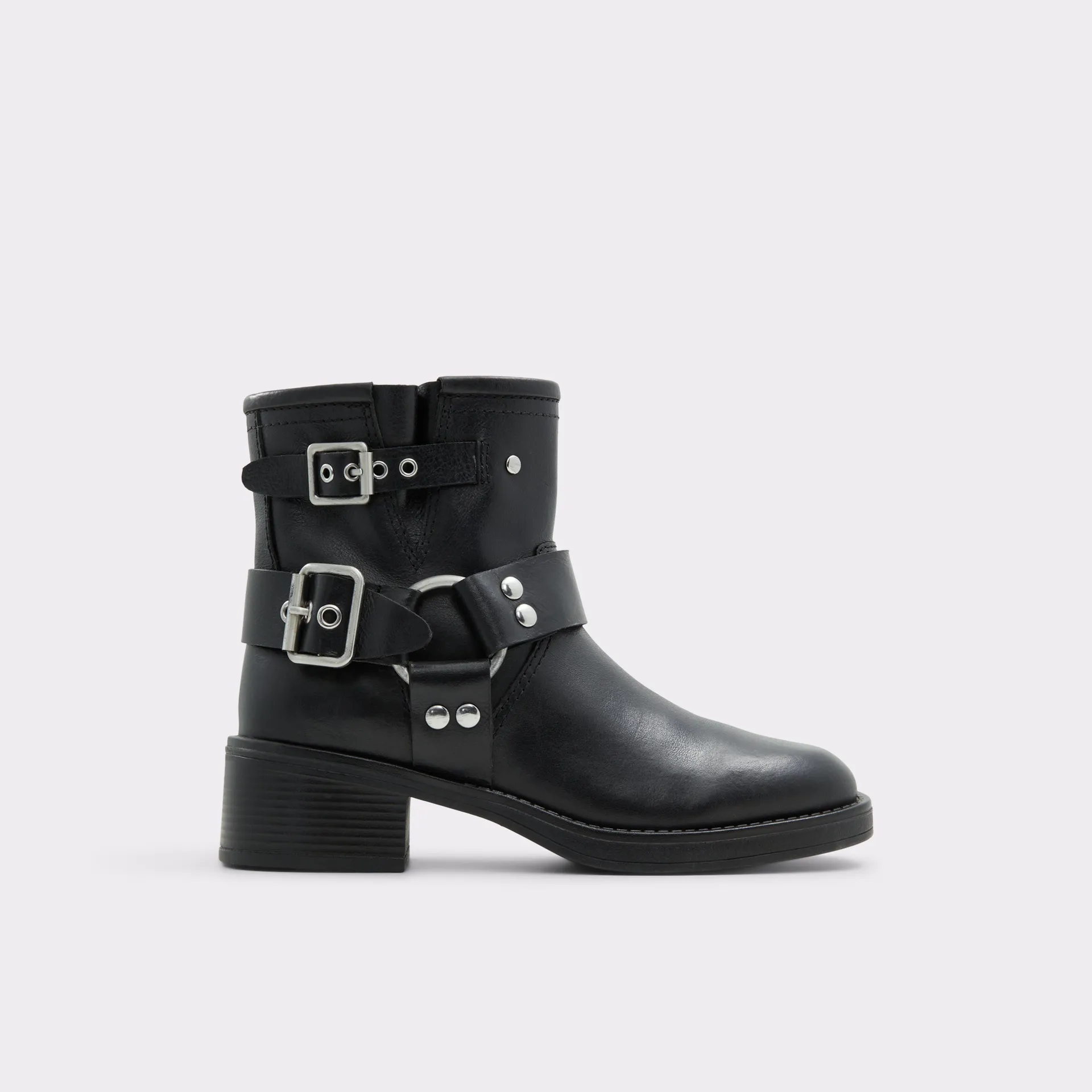 Motorcycle ankle boot - Black