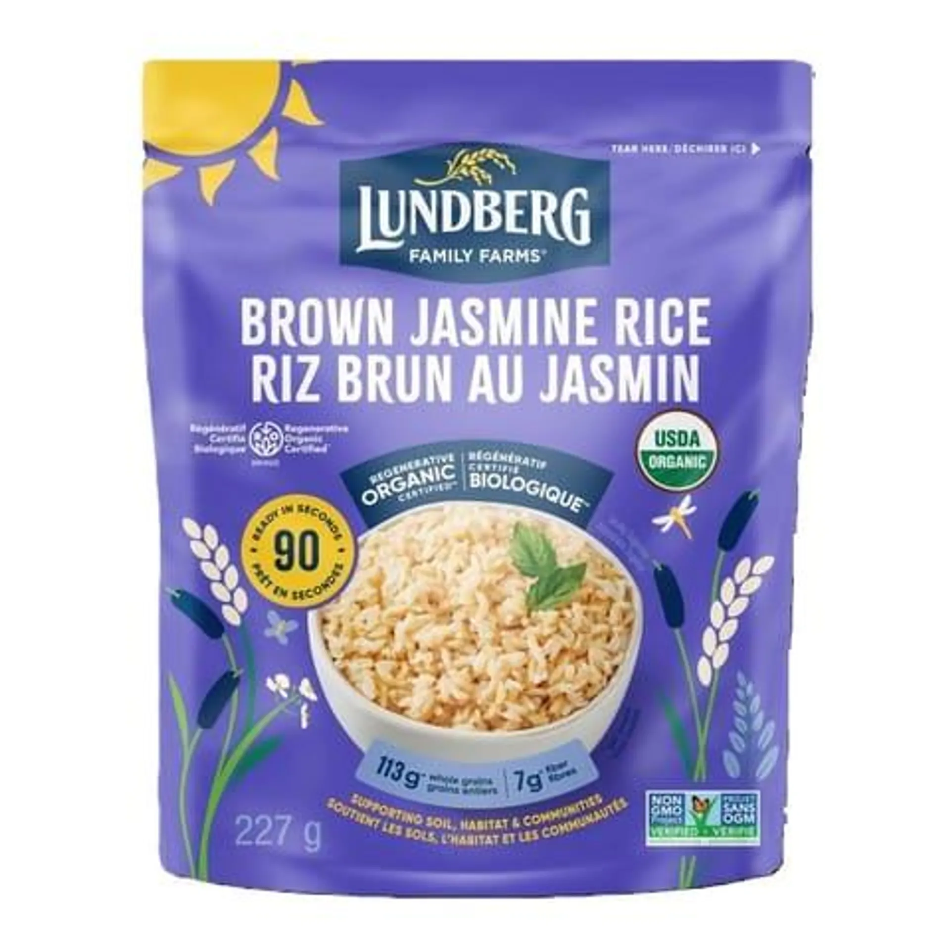 Riz brun au jasmin instantané