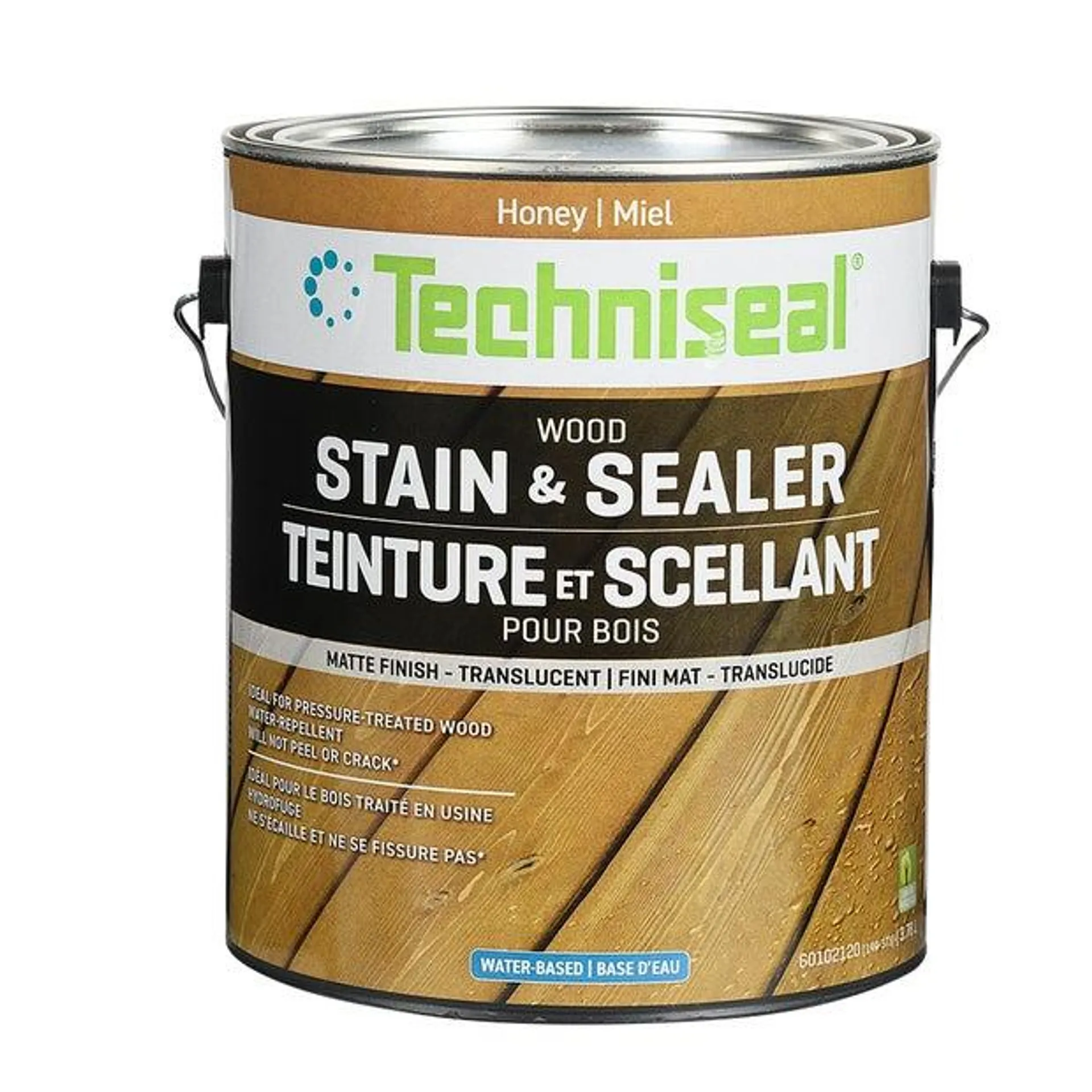 Teinture et scellant pour bois miel 3,78 L