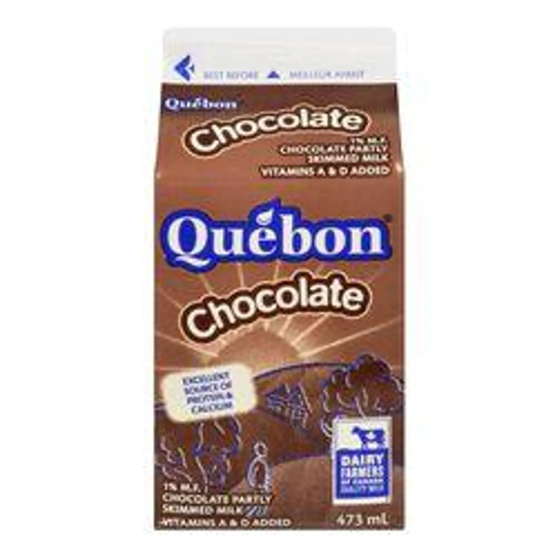 Québon 1% Chocolate Milk 473 mL