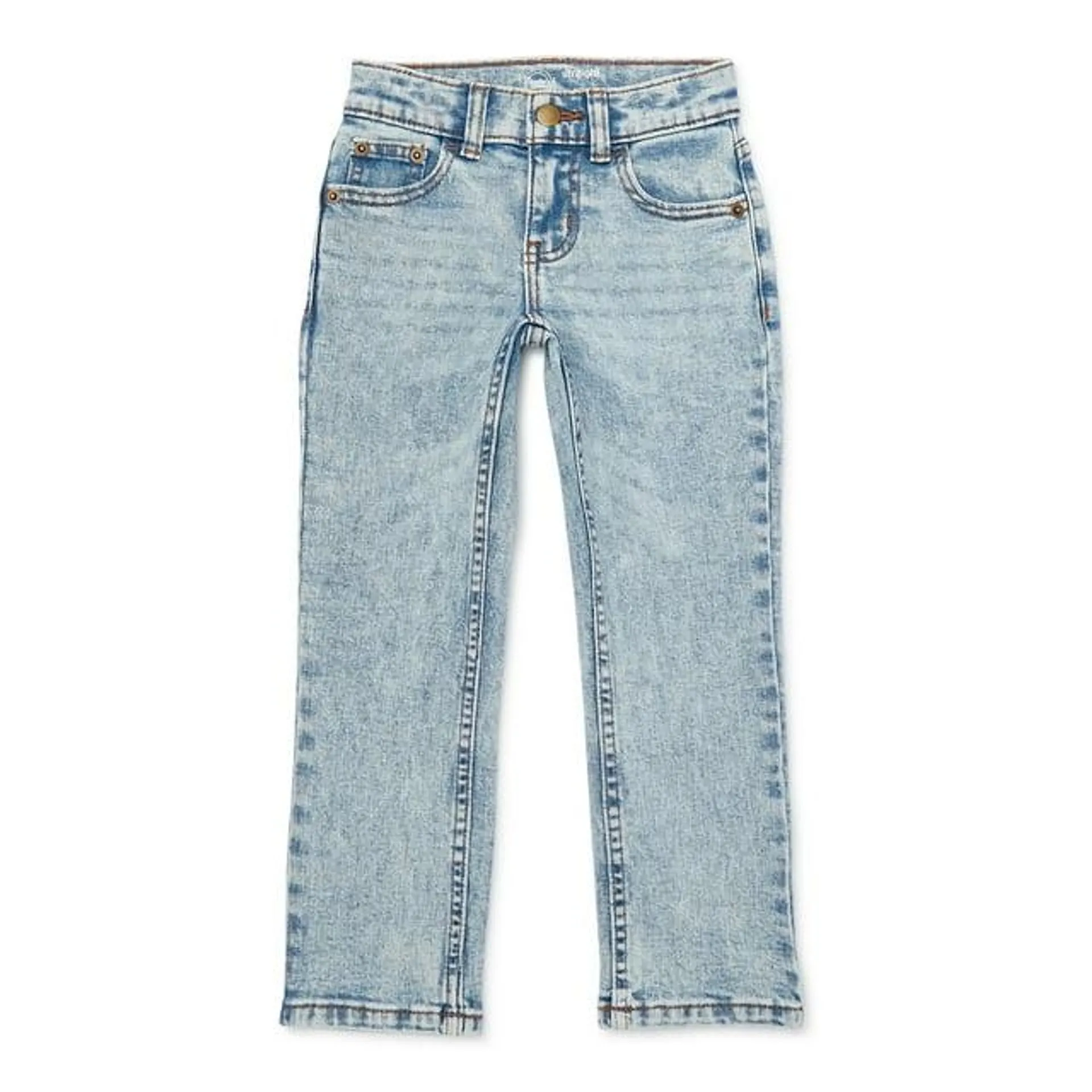 Wonder Nation Boys Vintage Straight Leg Denim Jeans, Sizes 4-18 and Husky