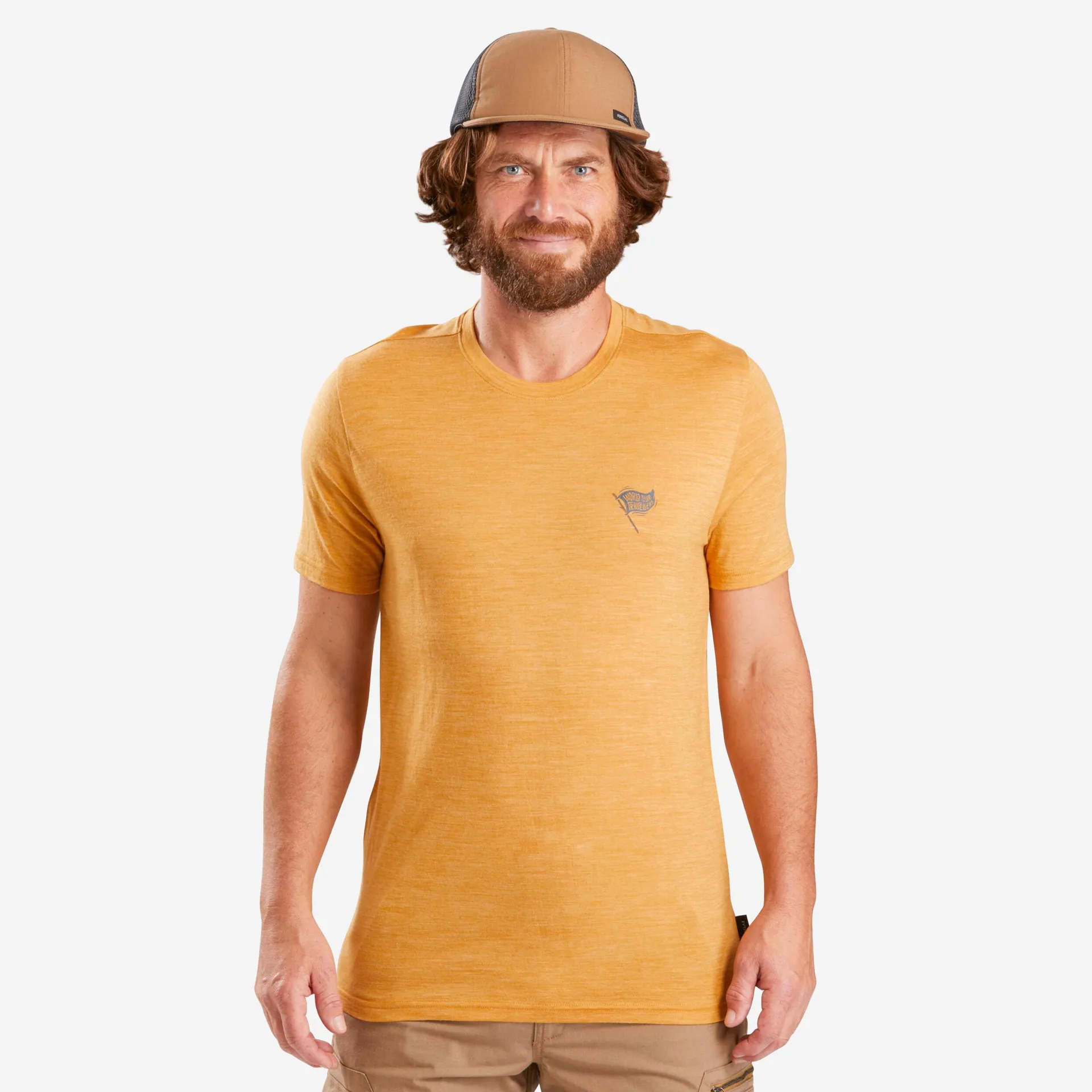 T-shirt en laine mérinos homme – Travel 500