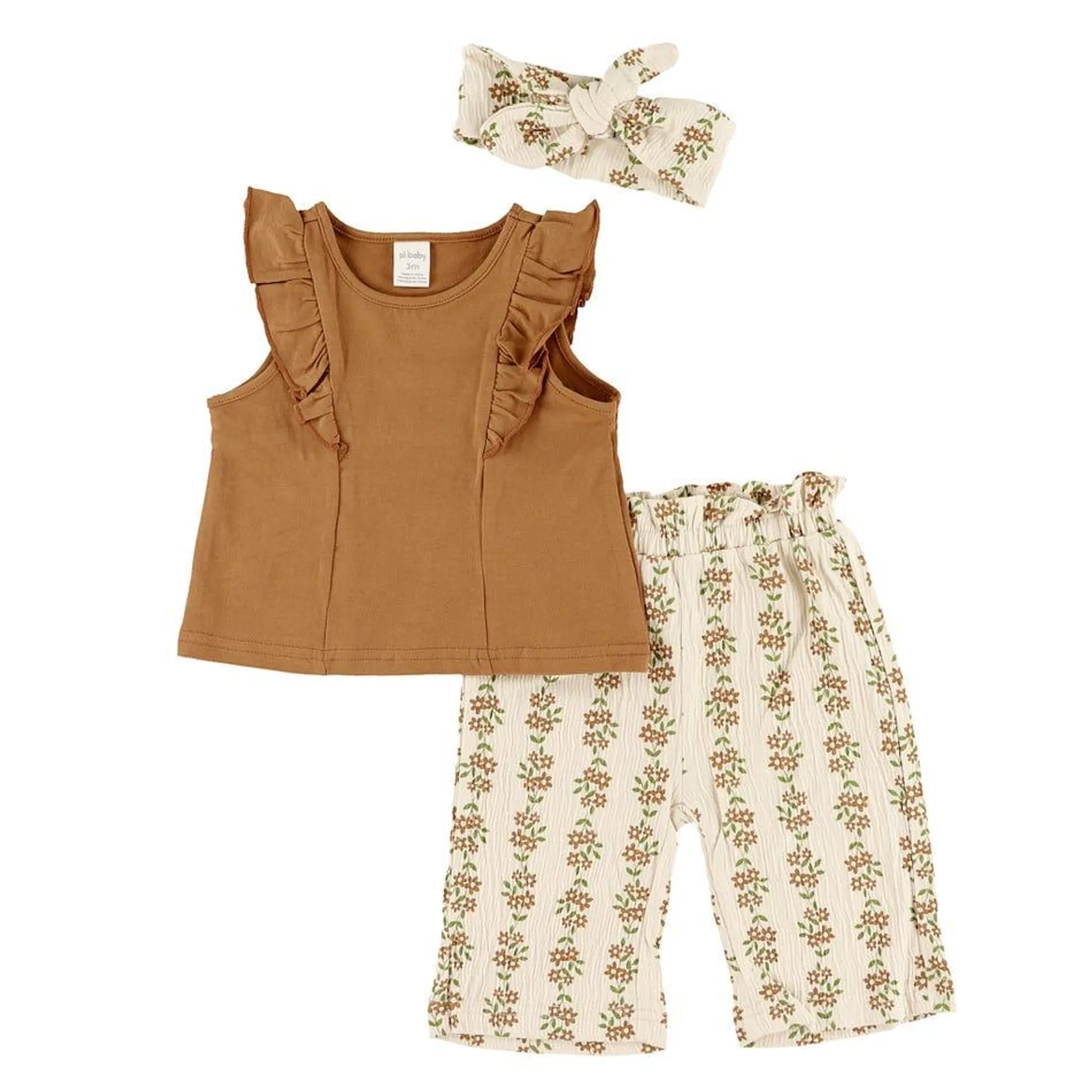 Floral Wide Leg Set 3-9m