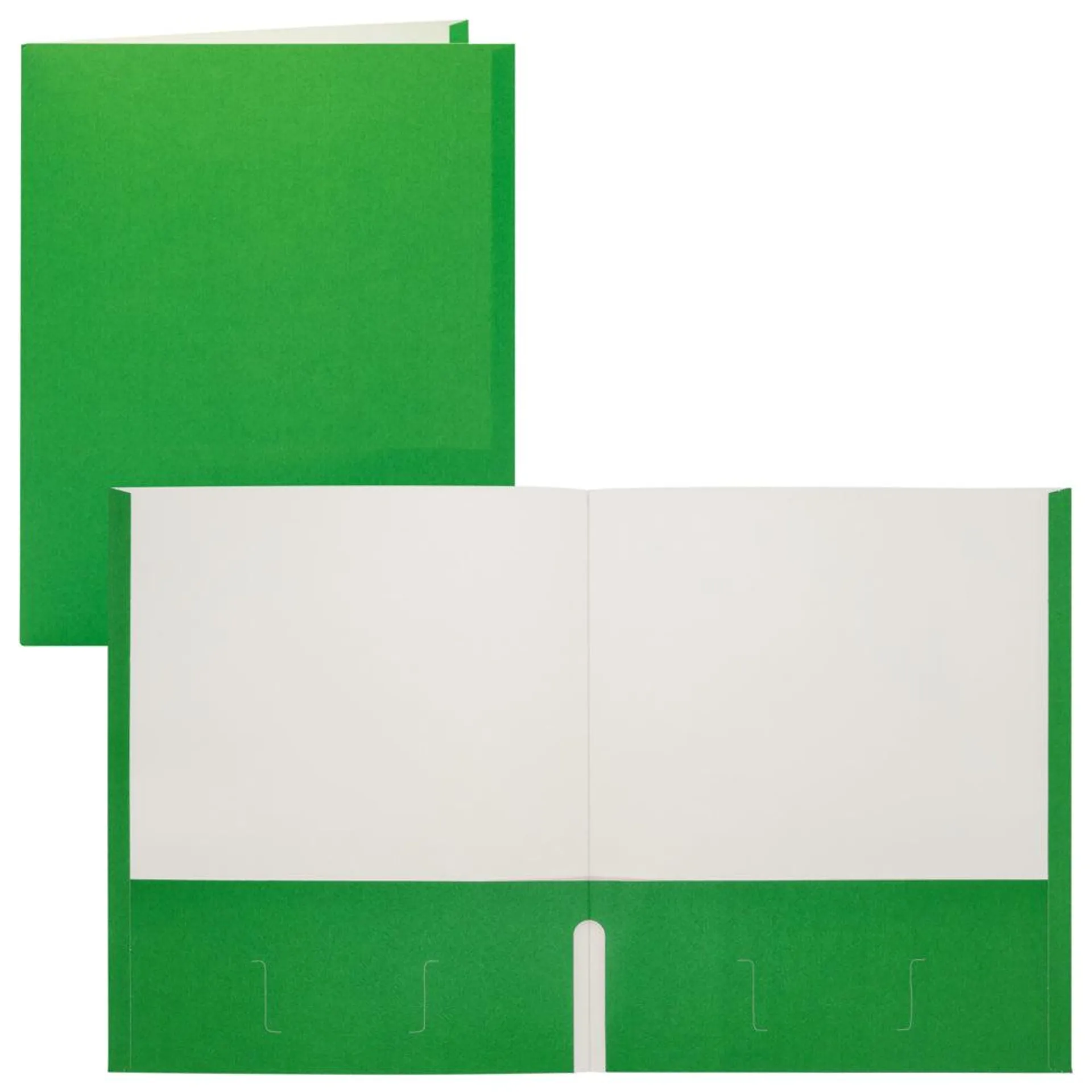 Staples - Porte-document à deux pochettes - format lettre - vert