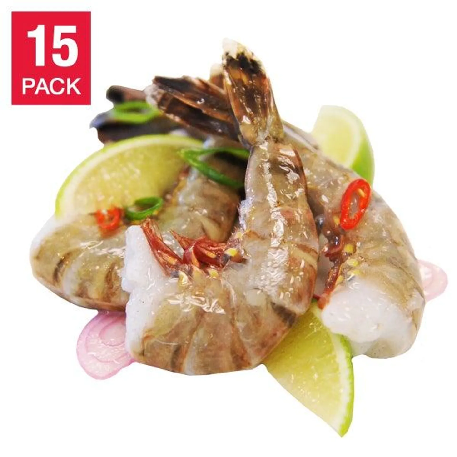 Organic Black Tiger Shrimp EZ Peel 16/20 285 g (10.1 oz) x 15 pack