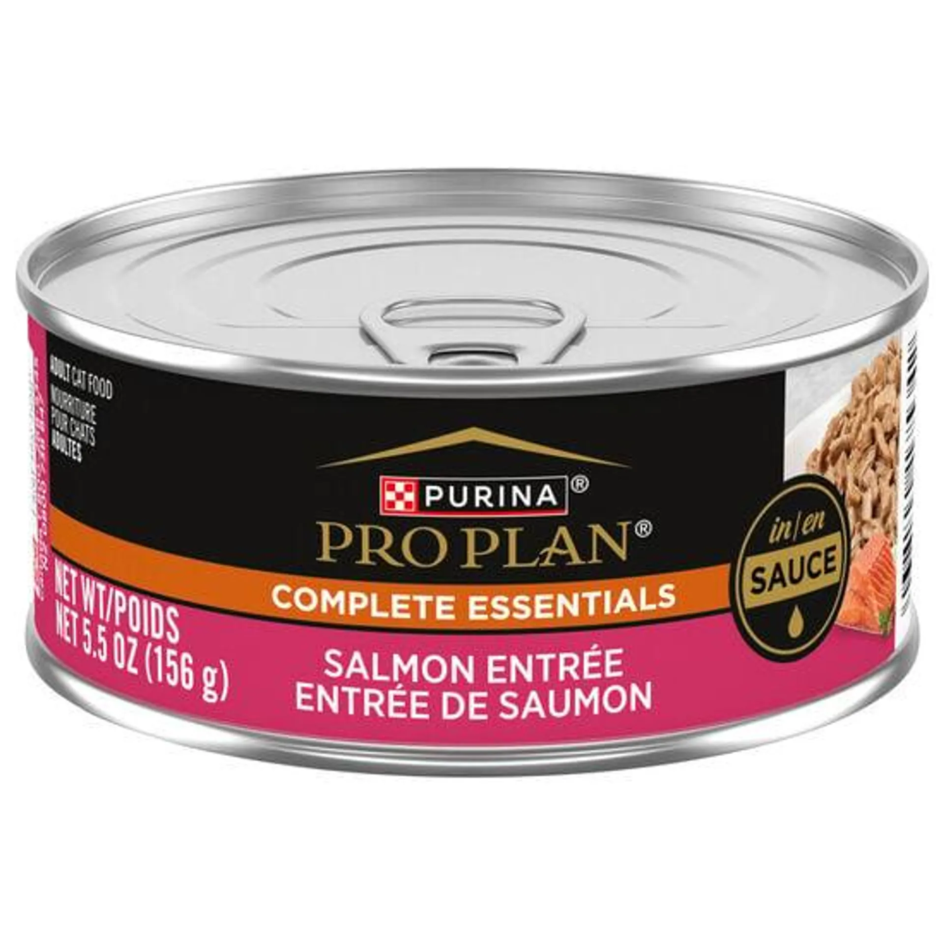 Entrée de saumon en sauce Complete Essentials pour chats, 156 g