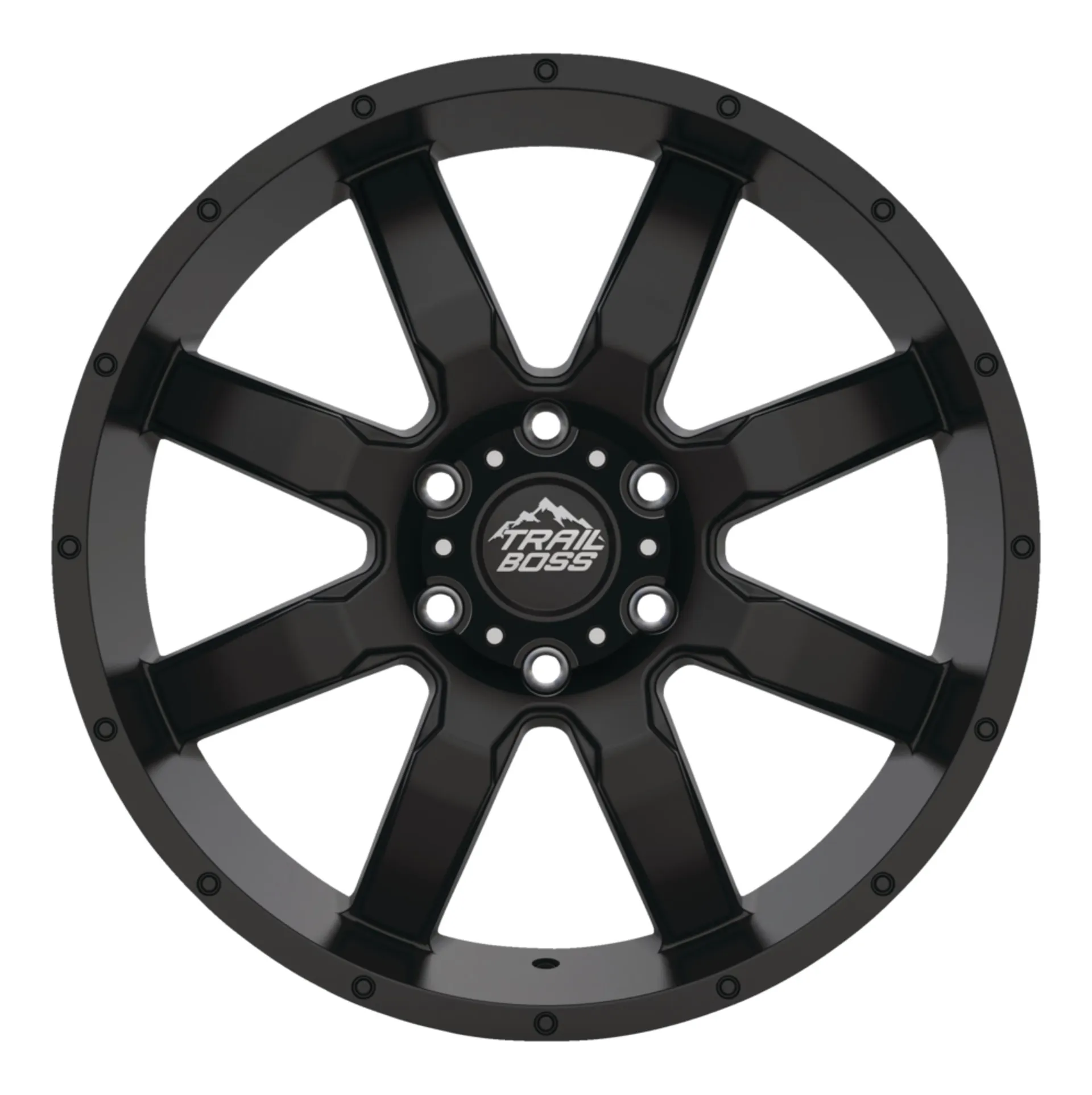 Roue/jante en alliage pour camions Trail Boss Shadow, noir lustré