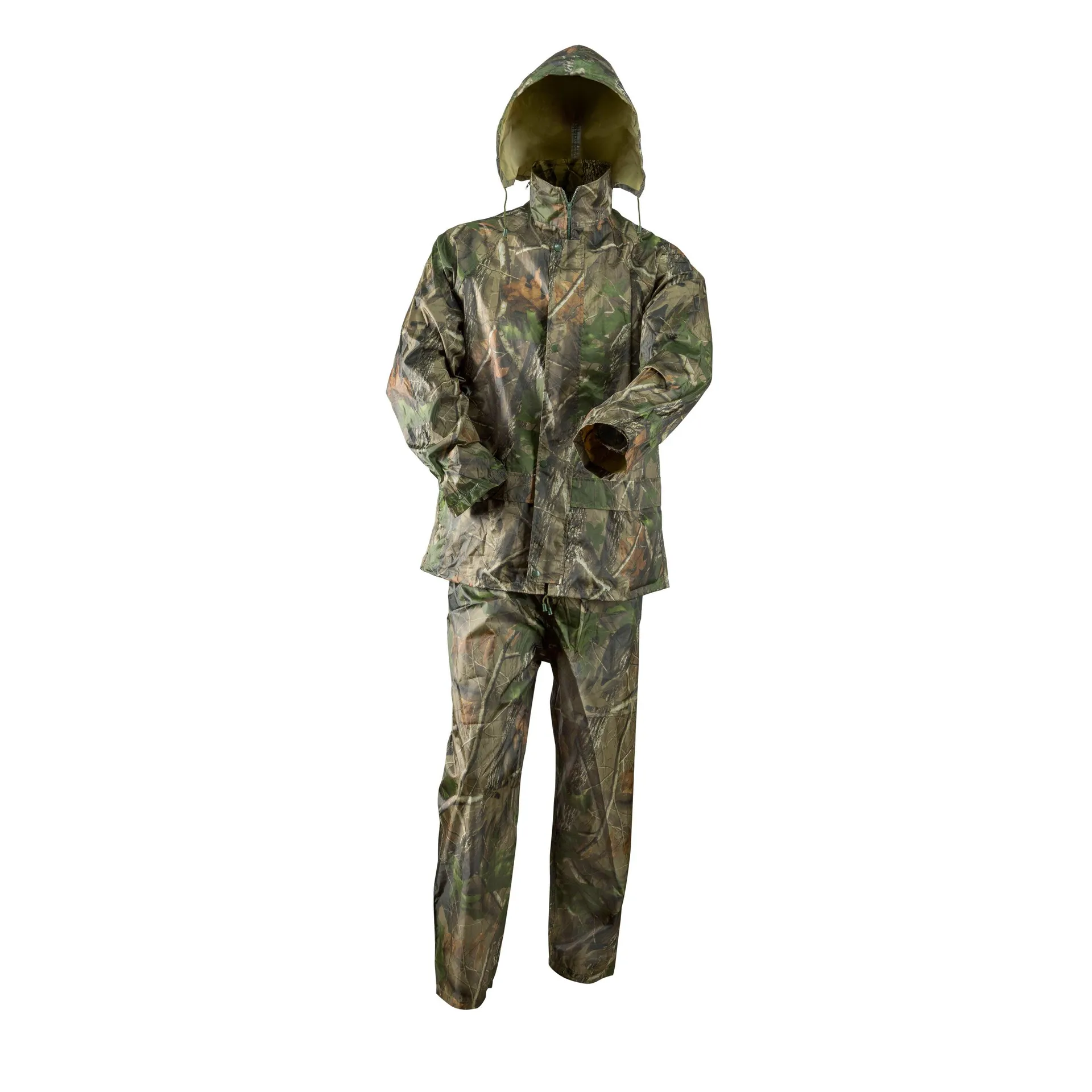 Ensemble imperméable camo en PVC - Homme