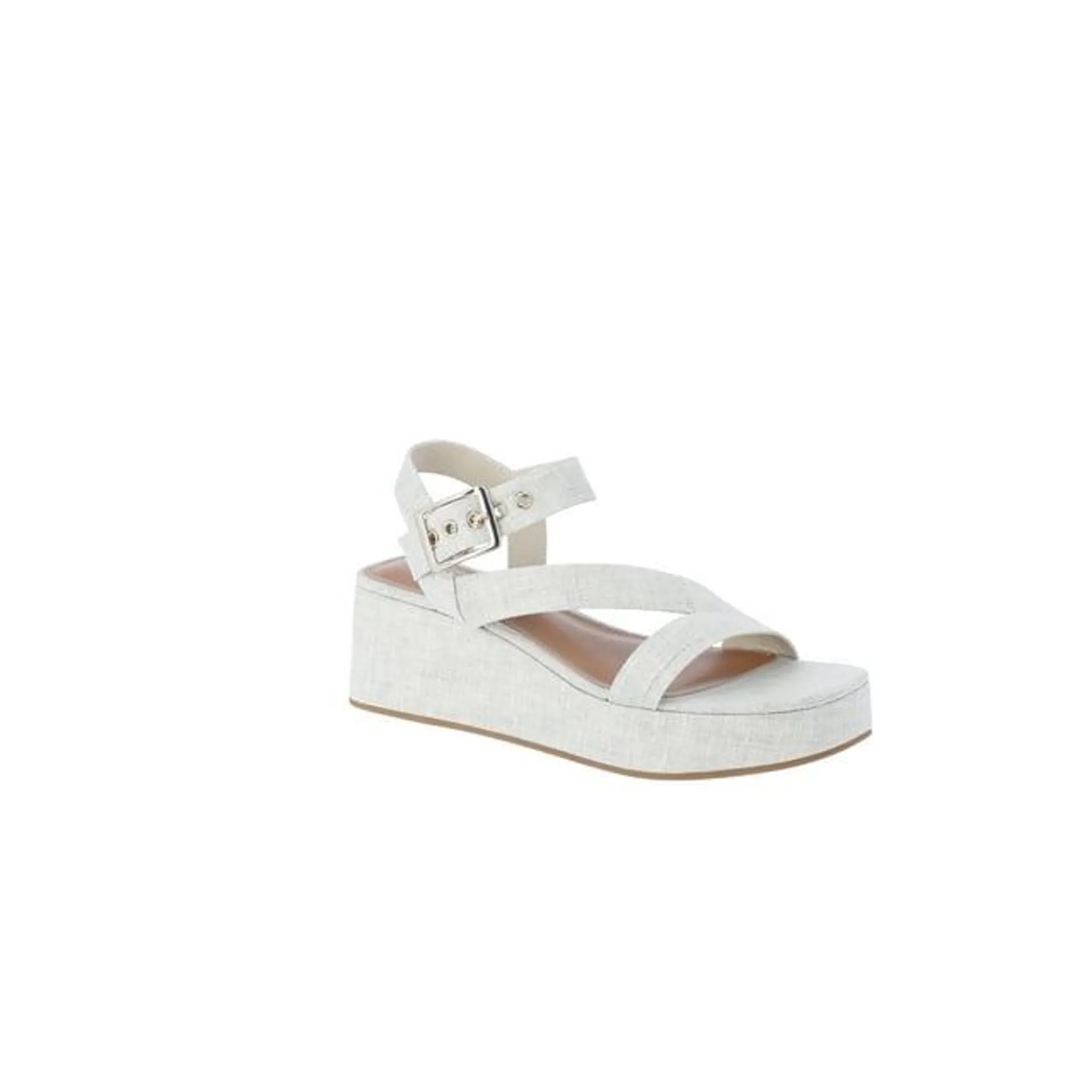 Time and Tru Women's Cross Strap Wedge Sandals, Sizes 6-11