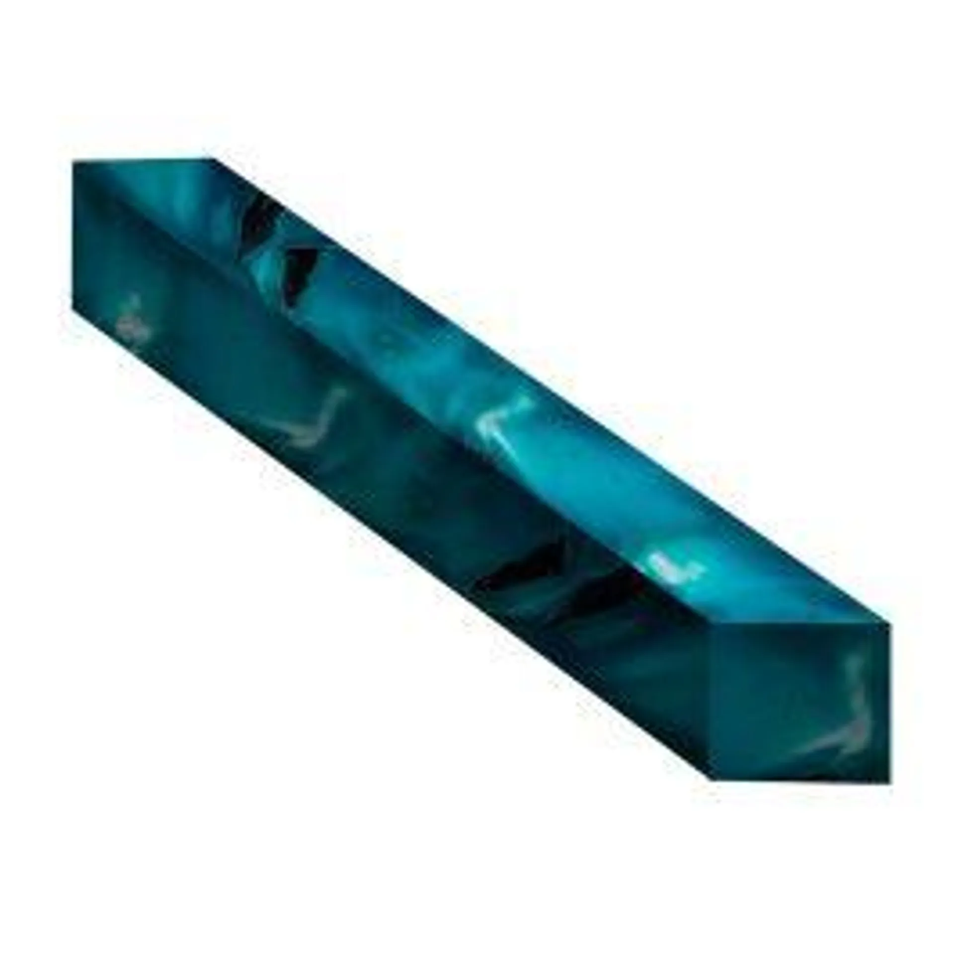 Bloc de crayon aquabright swirl turquoise noir 3/4’’ x 3/4’’ x 5’’