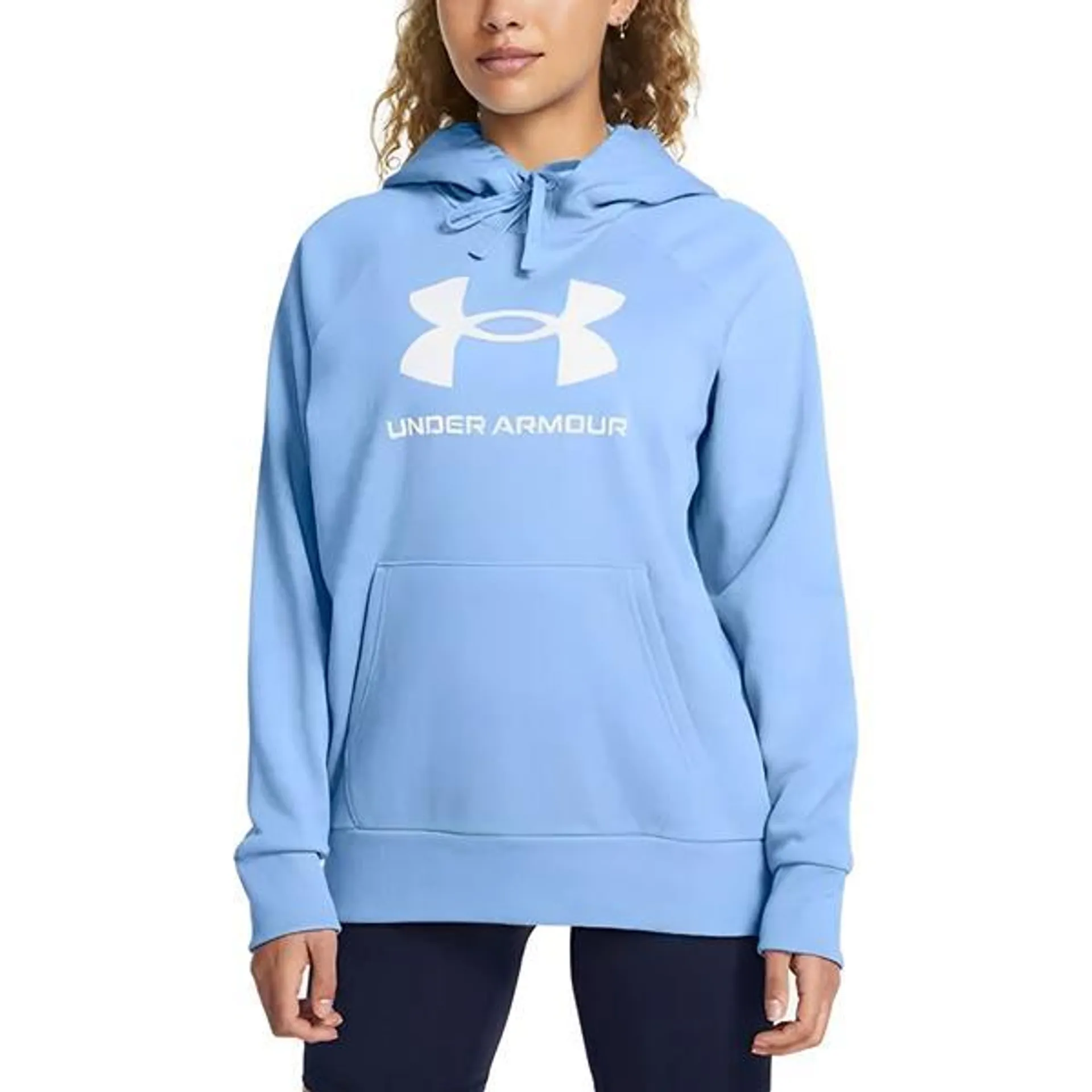 Chandail à capuchon UA Rival Fleece Big Logo pour femme