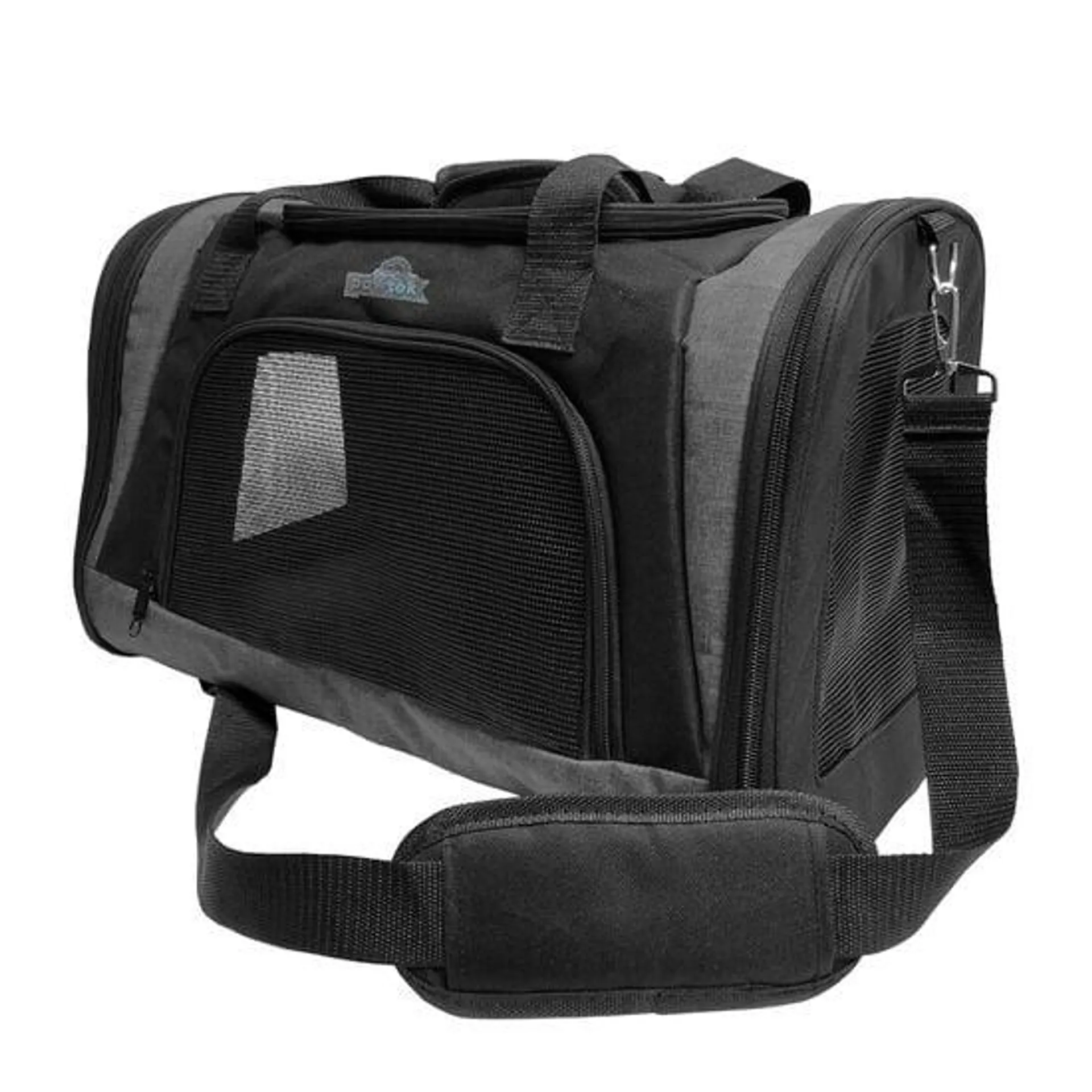 Sac de transport pour animal de compagnie, gris