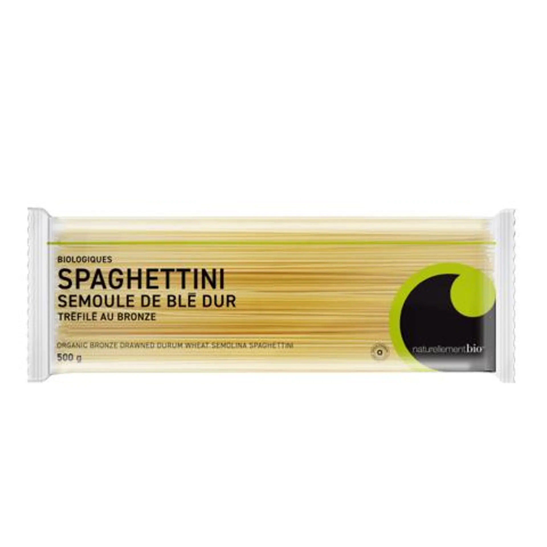 Pâtes biologiques - Spaghettini de blé dur