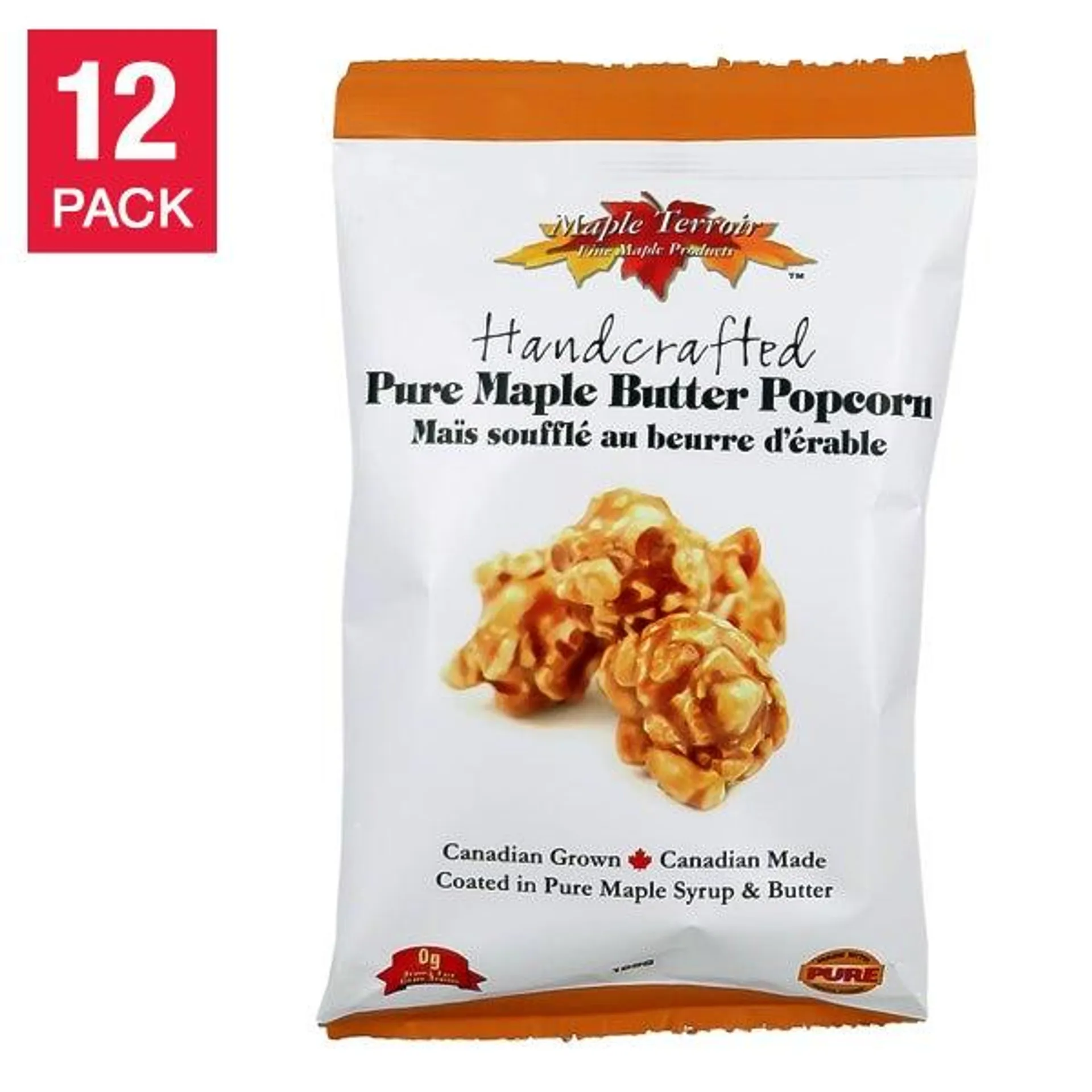 Maple Terroir – Pure Maple Syrup Gourmet Butter Popcorn