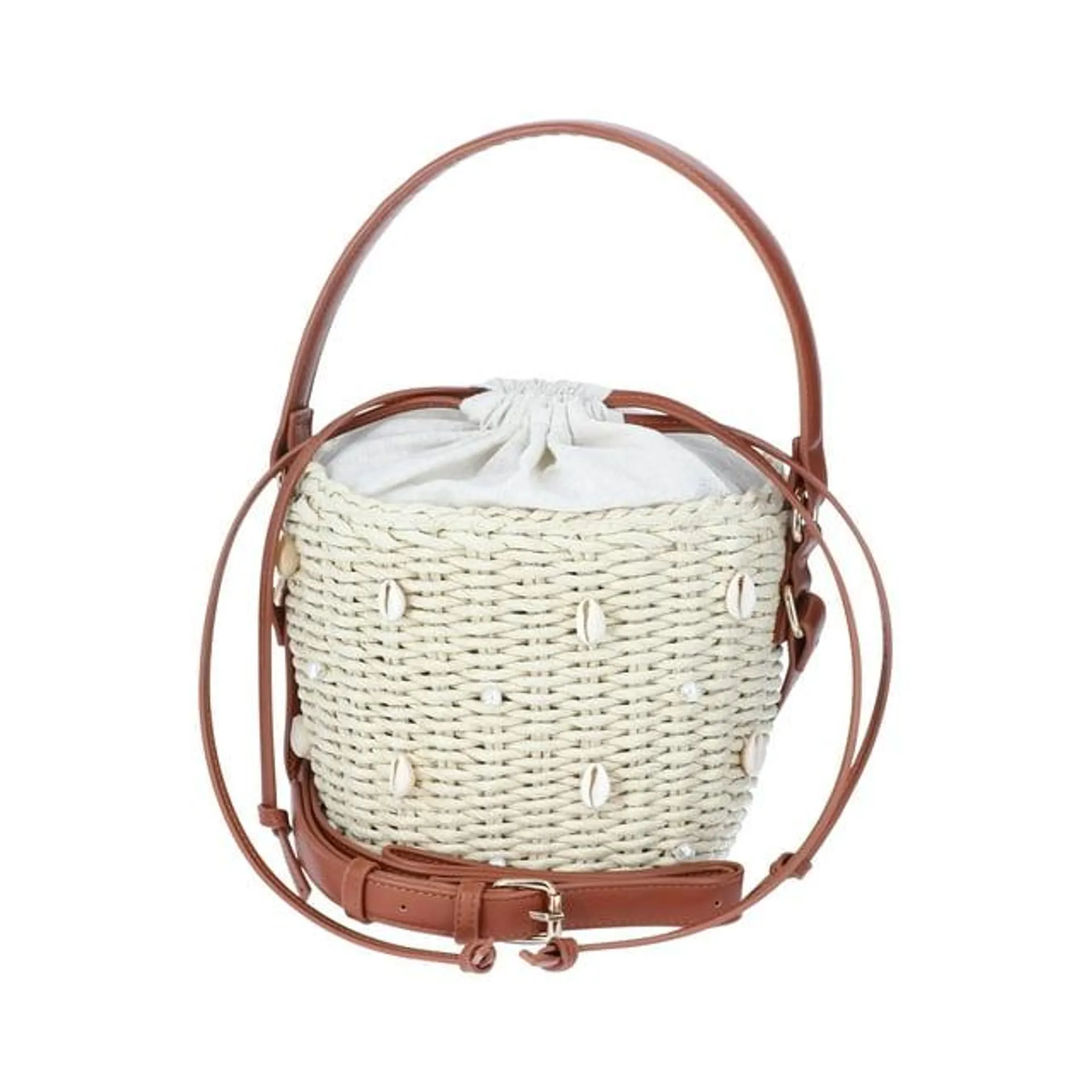 Time and Tru Women's Embellished Bucket Bag