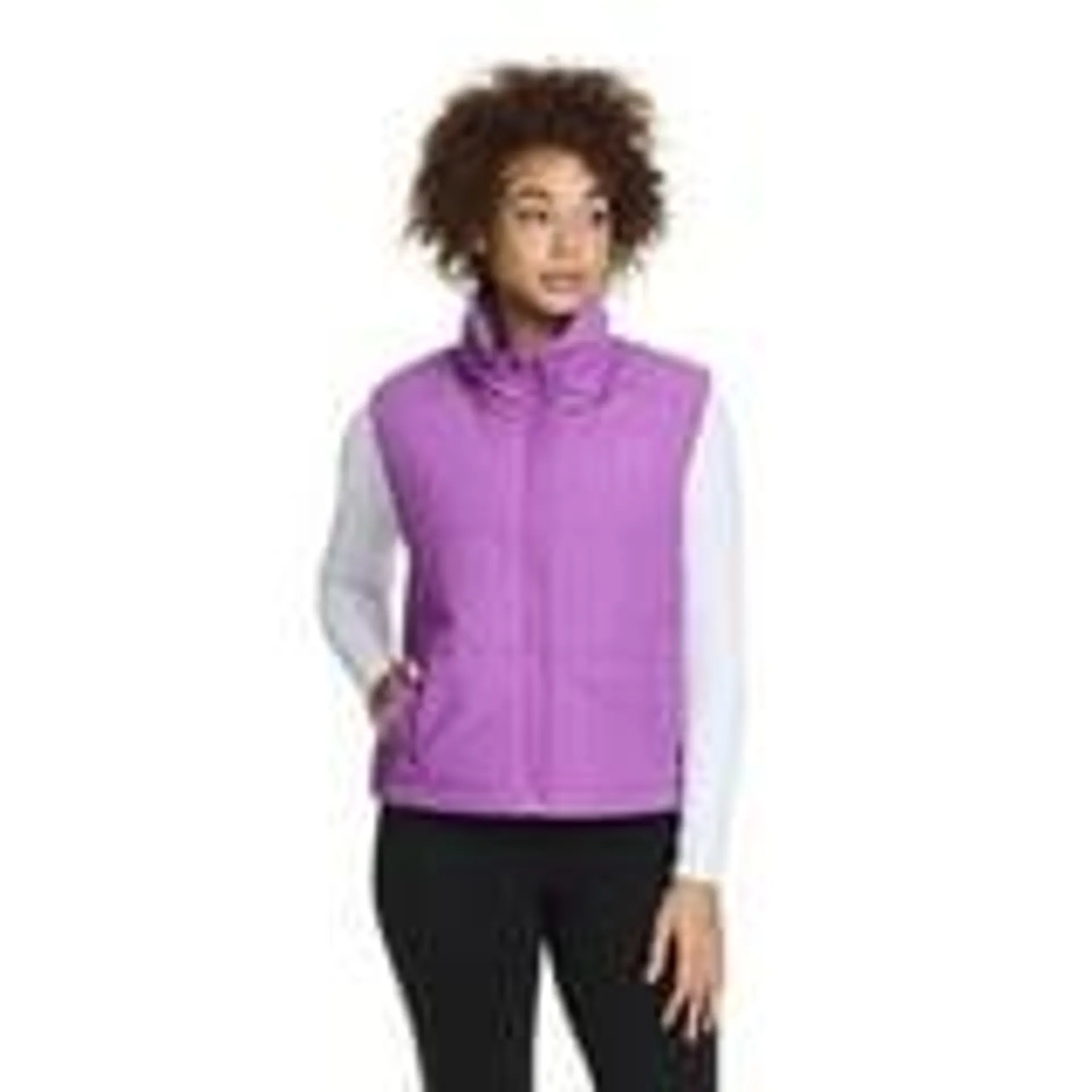 Reebok On The Go Débardeur zippé devant pour femme Tailles XS-2XL