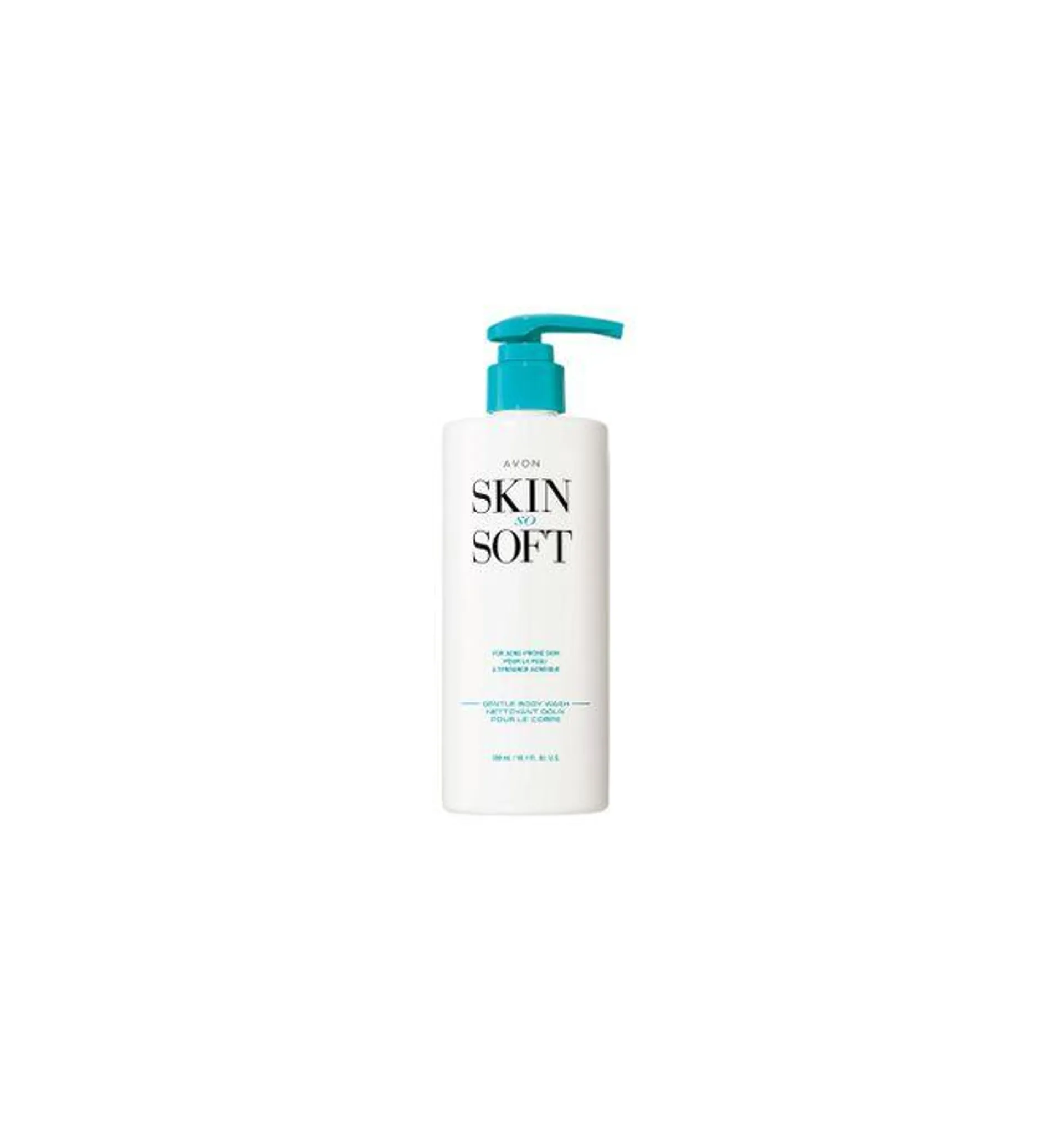 Nettoyant doux pour le corps pour la peau à tendance acnéique Avon Skin So Soft