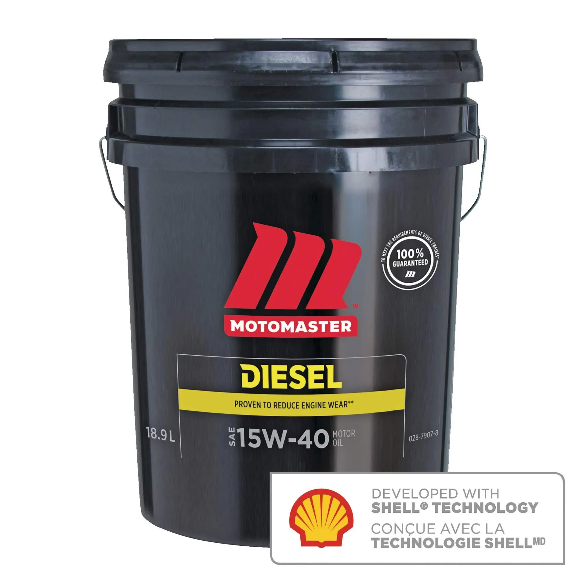 Huile à moteur diesel classique MotoMaster 15W-40, 18,9 L