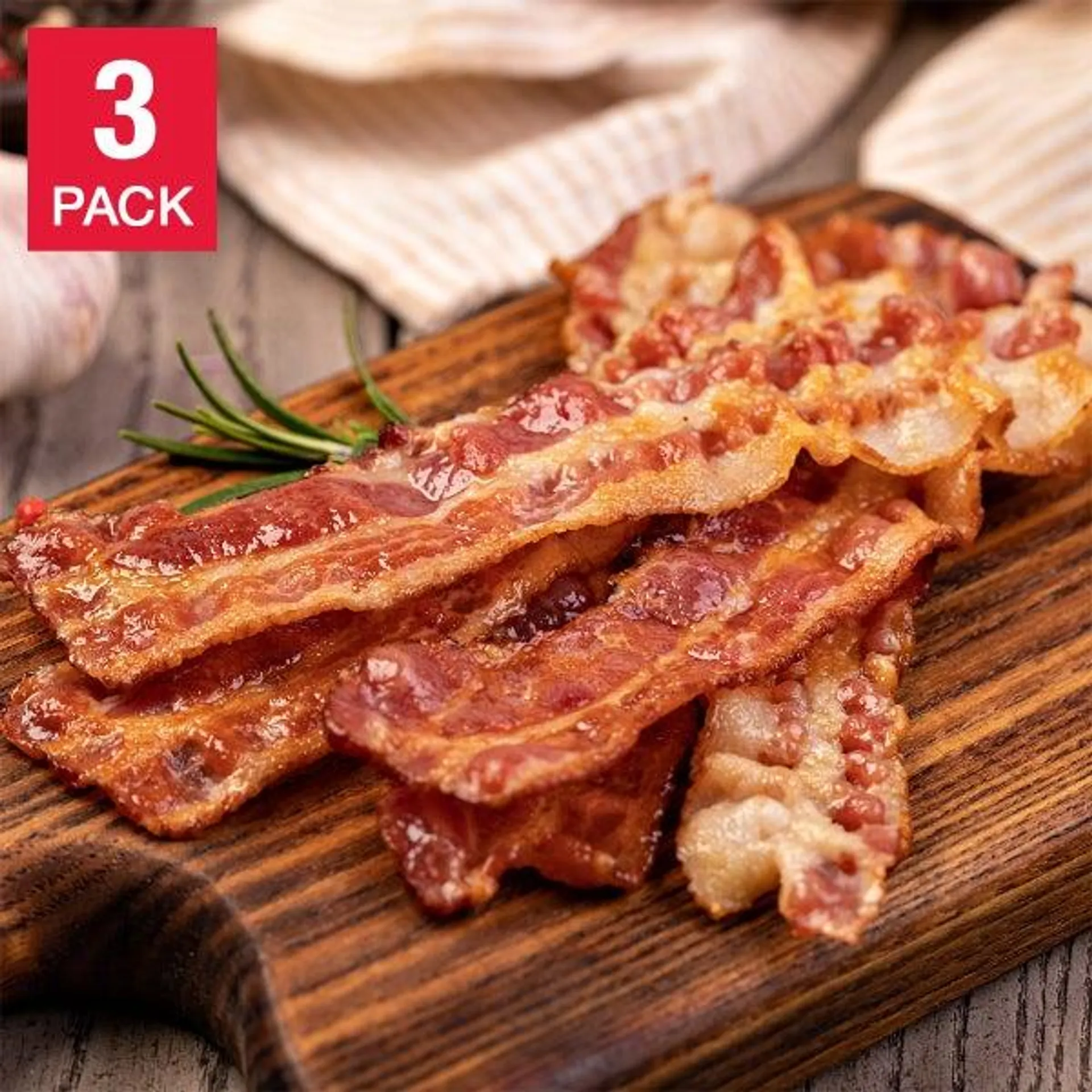 Berkshire Sired Pork Bacon 1 kg (2 lb) x 3 pack