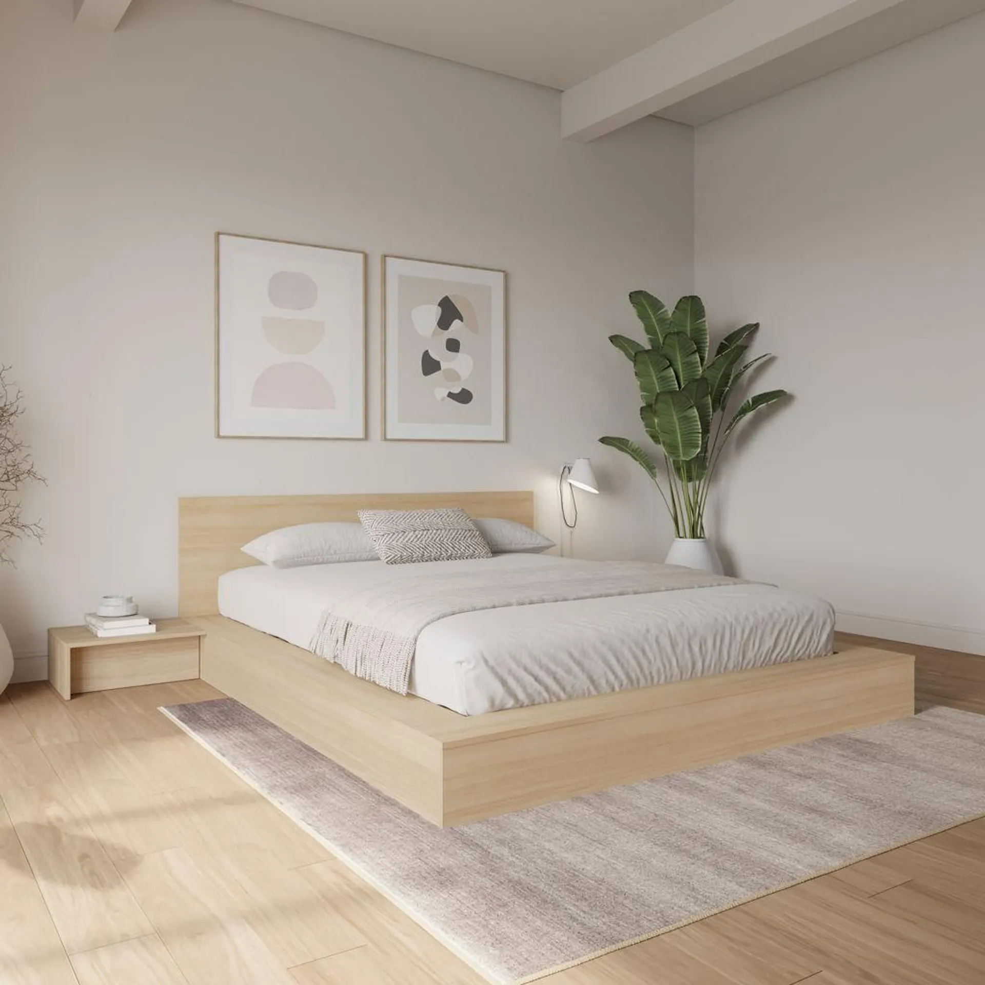 Ensemble de chambre à coucher 3 pièces - Grand
