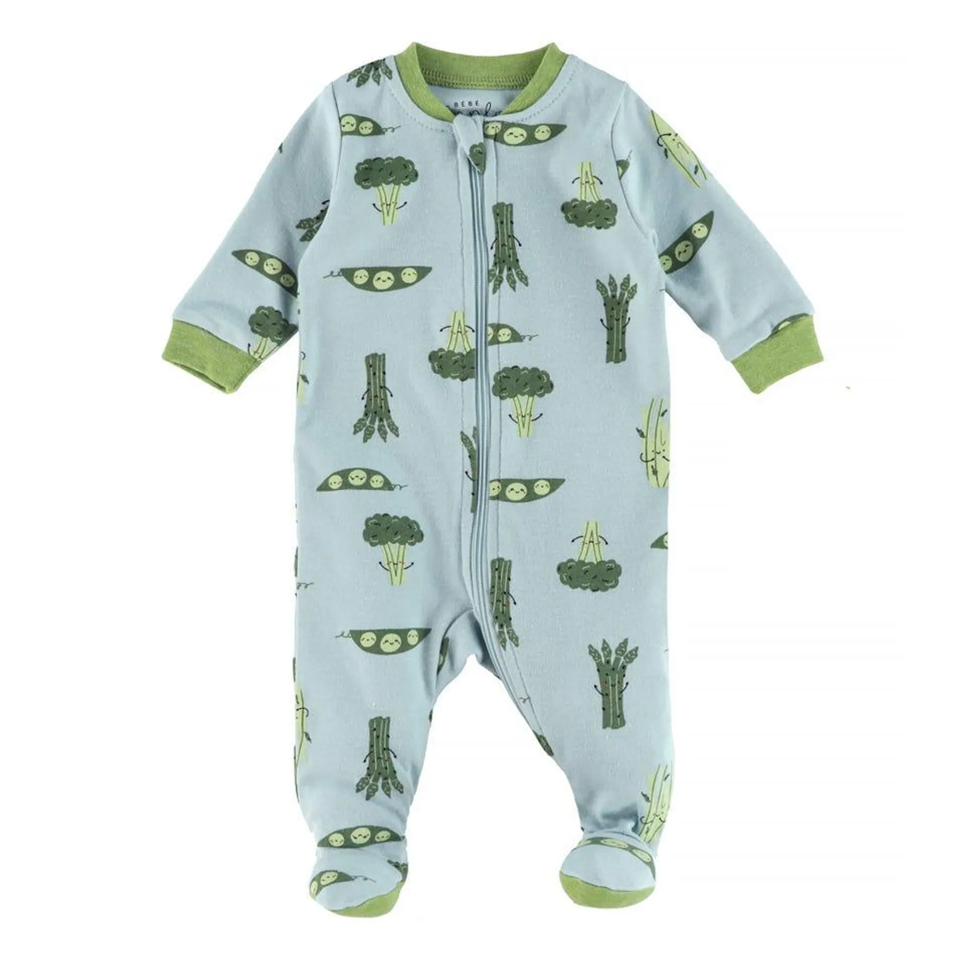 Veggies Peas Pajamas 0-30m